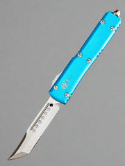 Microtech Ultratech Hellhound Tanto OTF Auto Knife Blue (3.4" Stonewash)