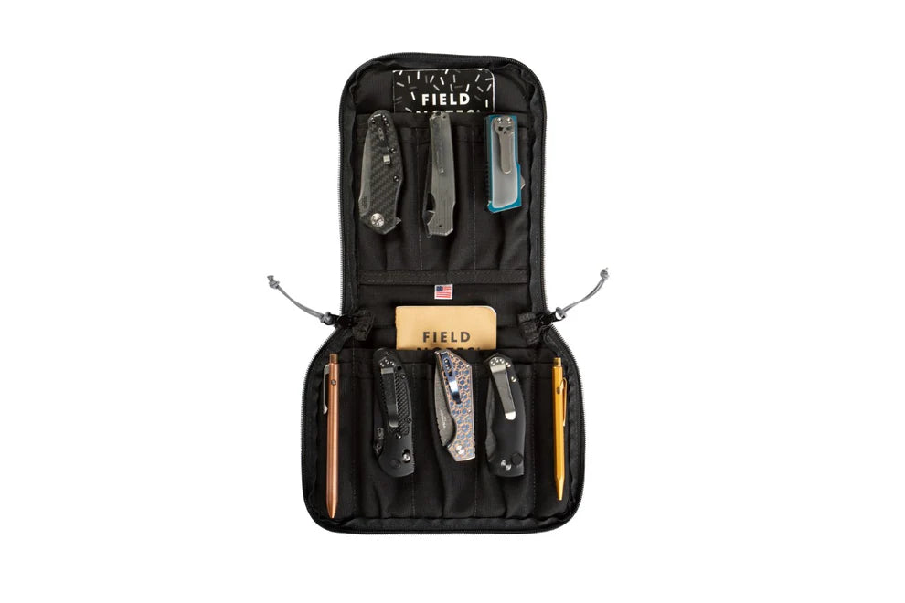 Paladin 33 6 Slot Infinity Knife Pouch - Paint Splatter 1000D Cordura w/ Paint Slatter & FDE Interior & 2" Velcro Strip - BROP Exclusive