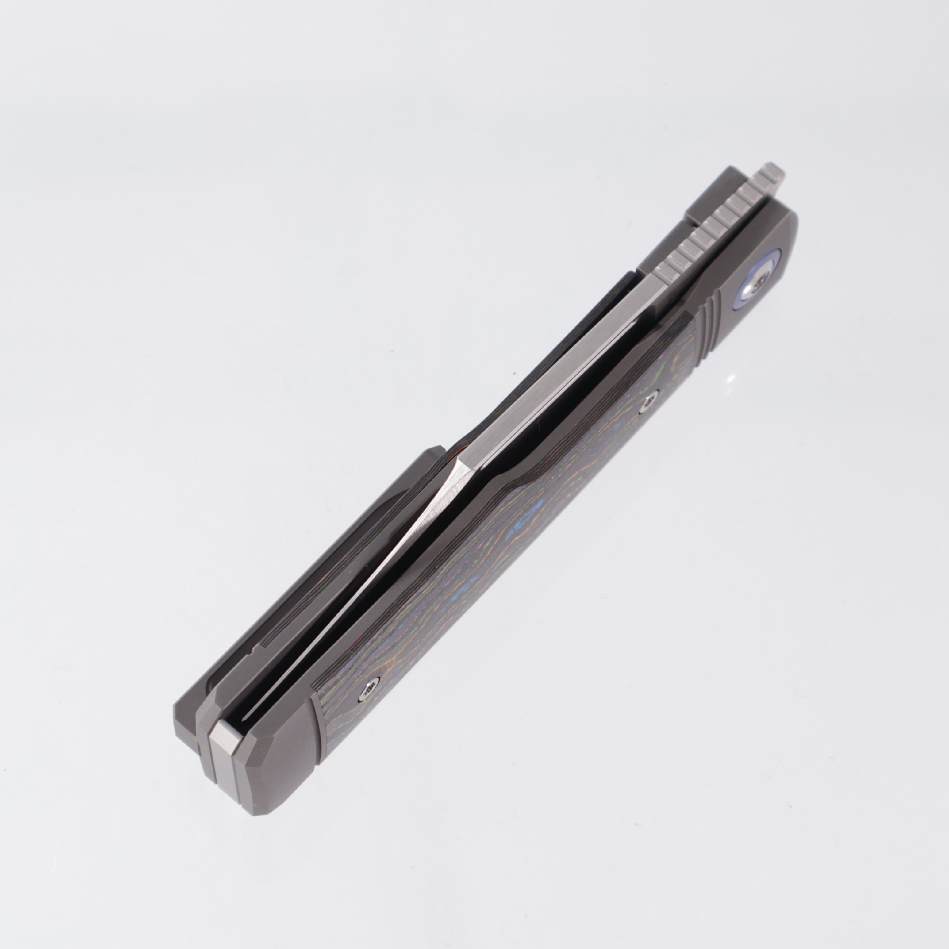 Jack Wolf Gunslinger Jack - 80s CamoCarbon & Titanium - Satin S90V - GUNSL-03-CC-80S