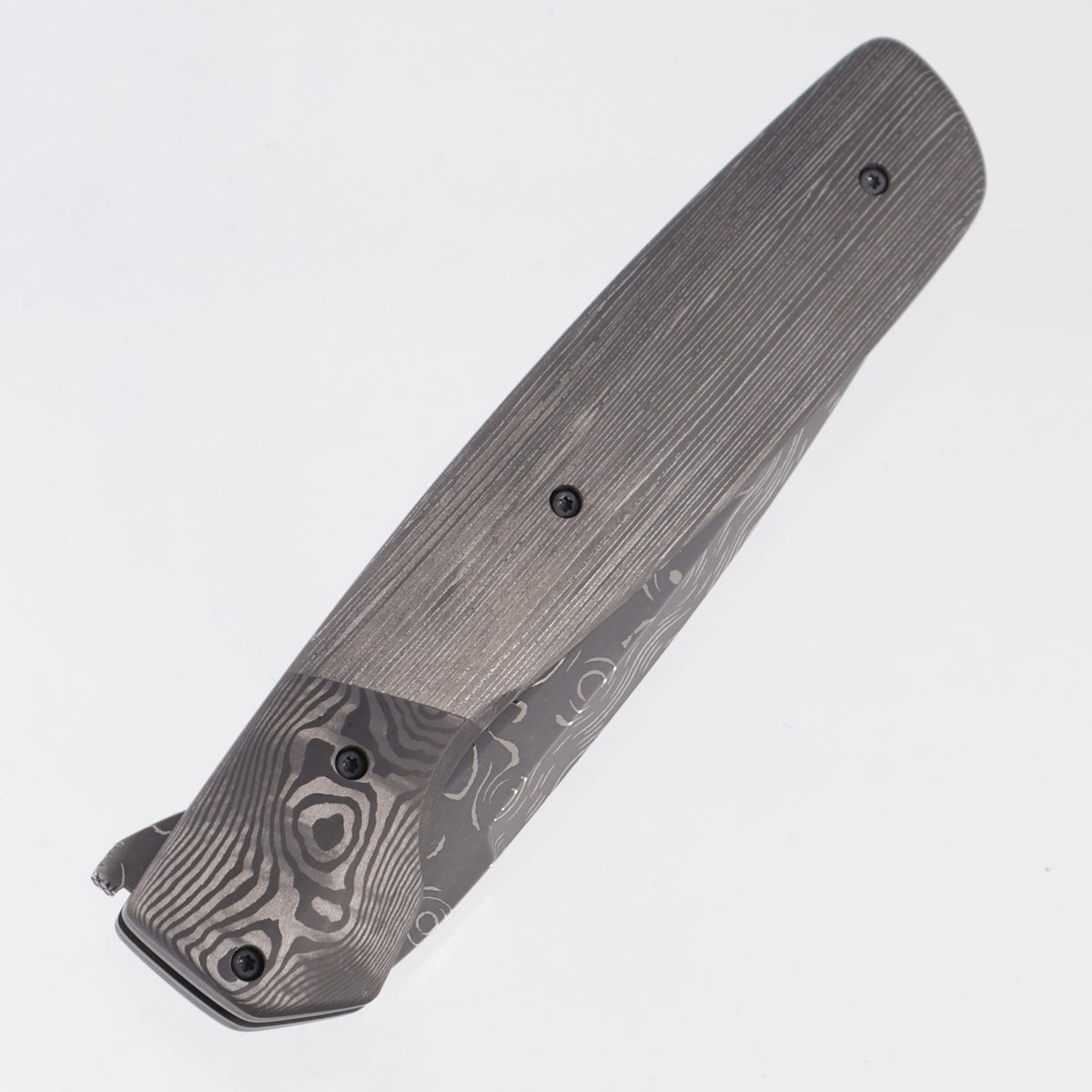 Jason Clark Model 62 - Silverlight Fat Carbon Scales w/ Black Dunes Fat Carbon Bolsters - Chad Nichols Megabyte