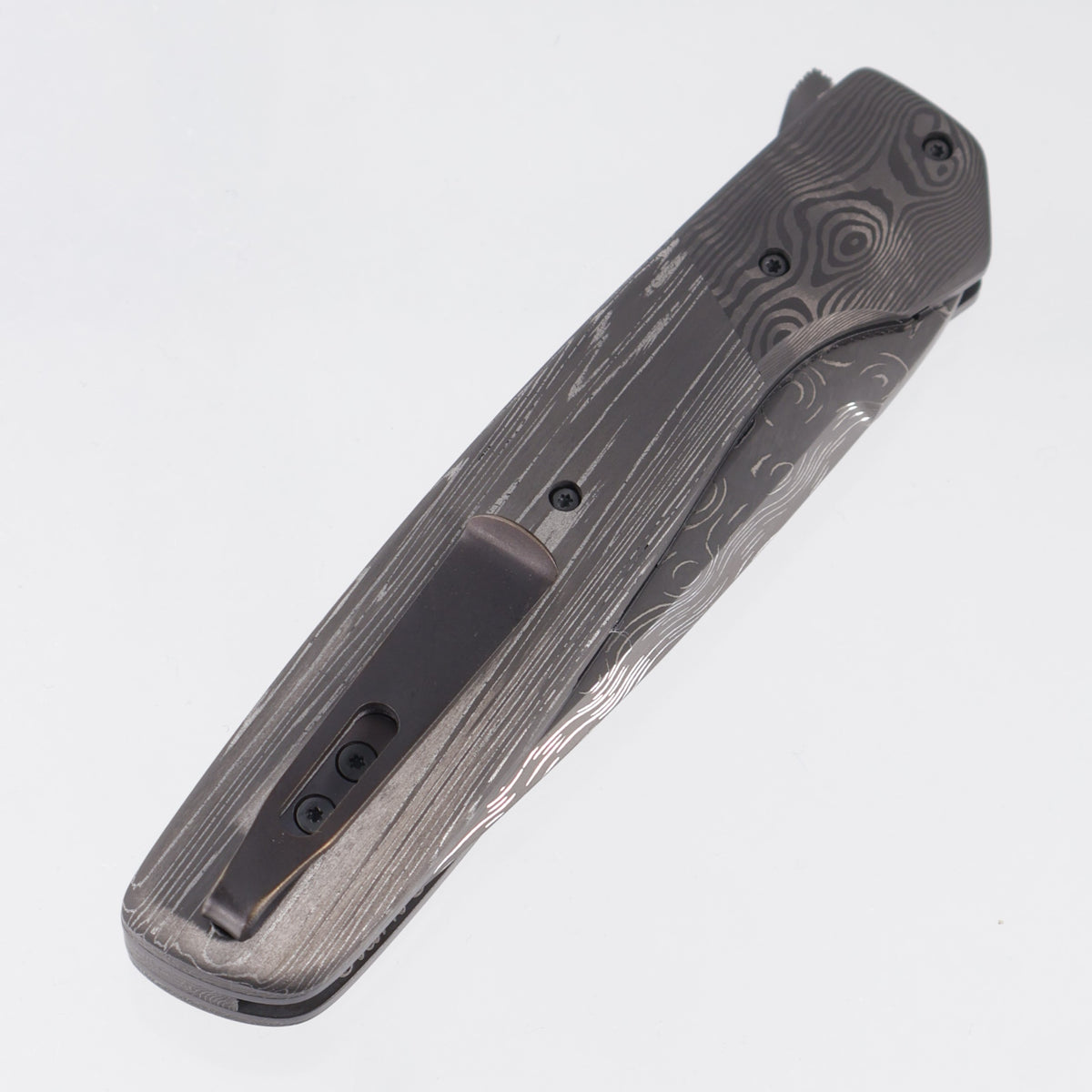 Jason Clark Model 62 - Silverlight Fat Carbon Scales w/ Black Dunes Fat Carbon Bolsters - Chad Nichols Megabyte