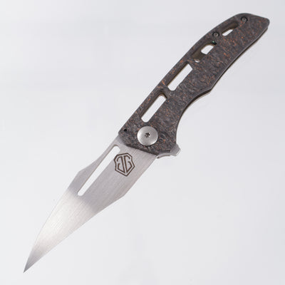 John Gray Slitter V2 Reaper - Godzilla Hide Copper TechnoCarbo Half Ported - Bronze Godzilla Hide Titanium w/ Silver Hardware - Satin Magnacut