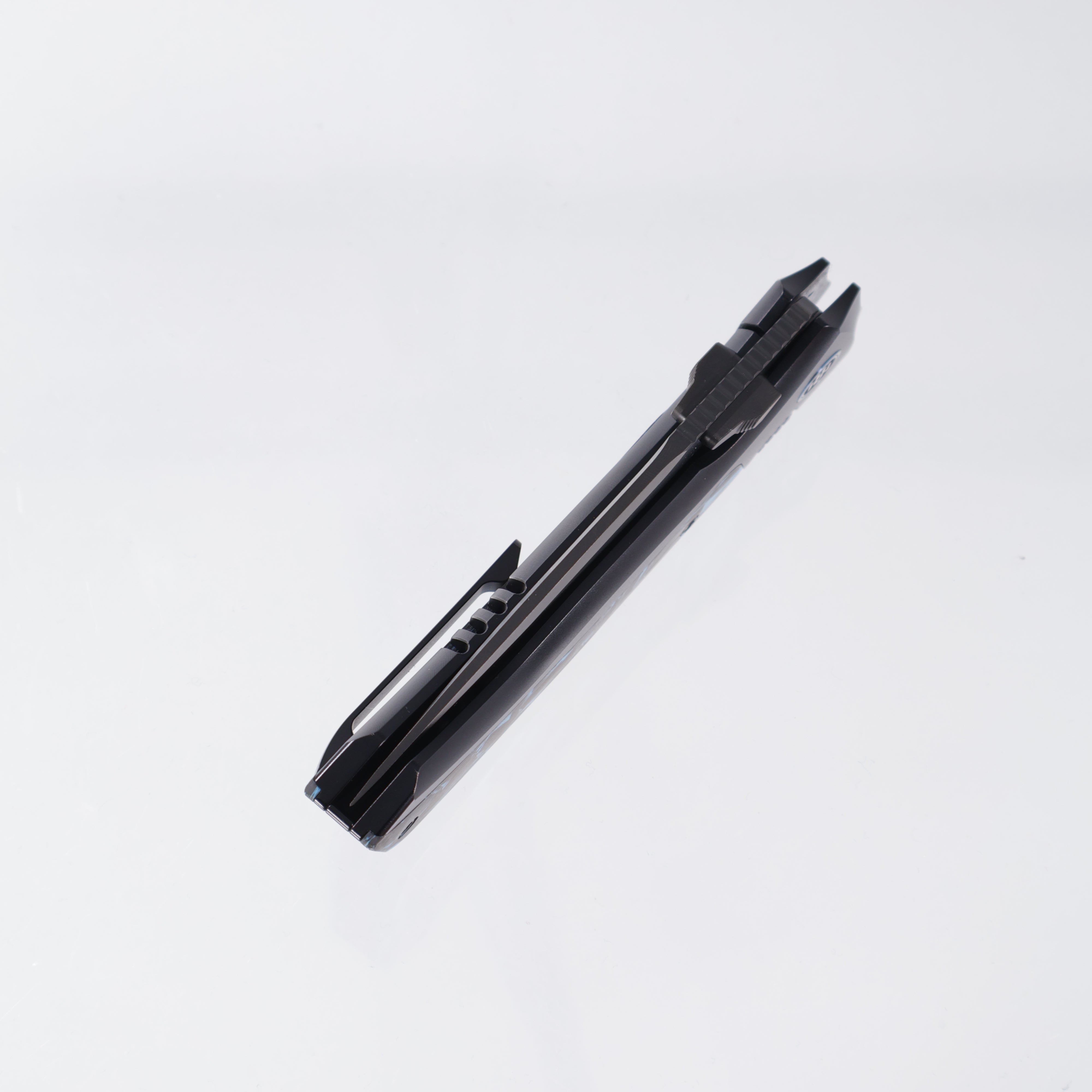 Remette Steed - Blue/Black CF & Black Titanium - DLC M390 - RTWS-BL