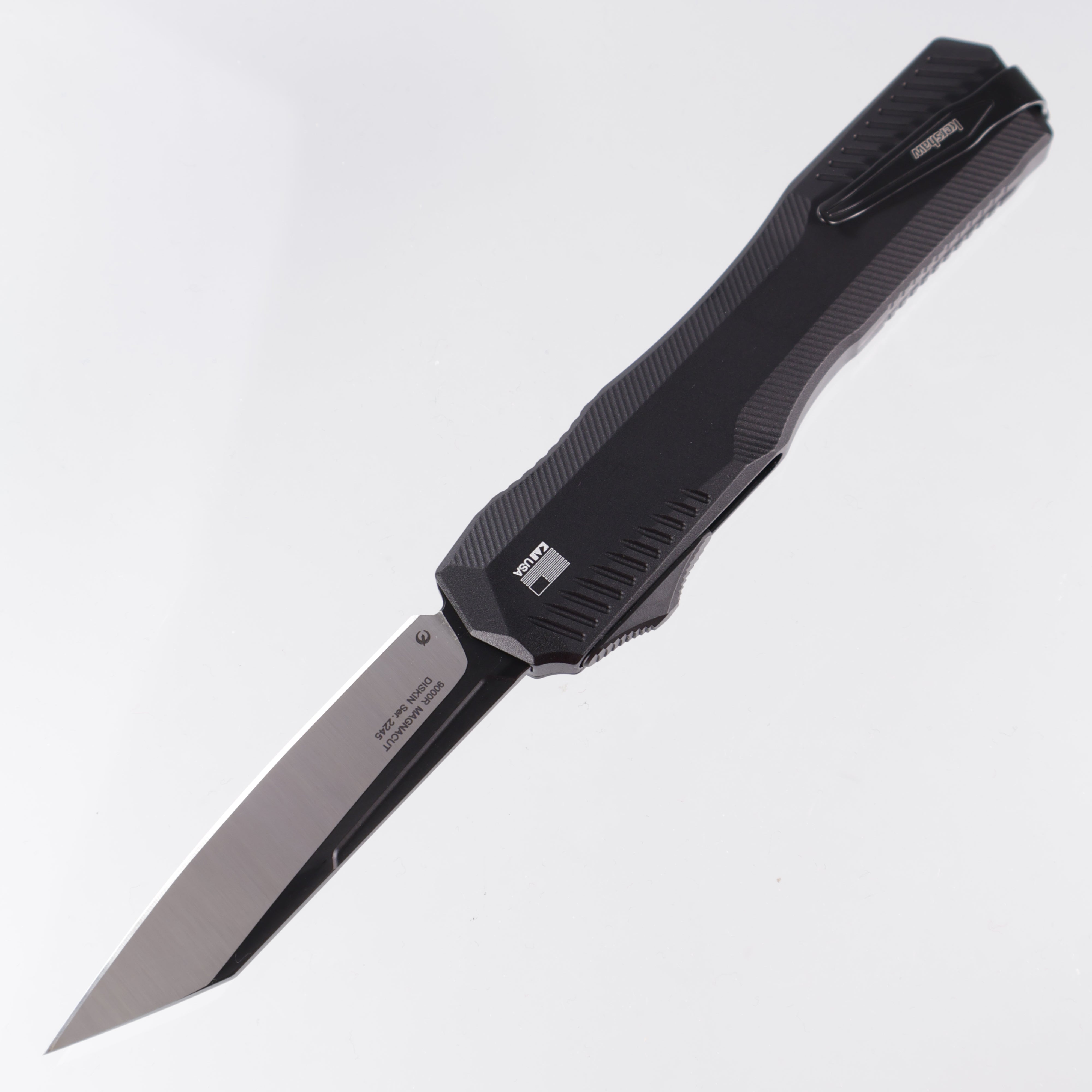 Kershaw Livewire - Two-Tone Magnacut Reverse Tanto - Black Aluminum - 9000R