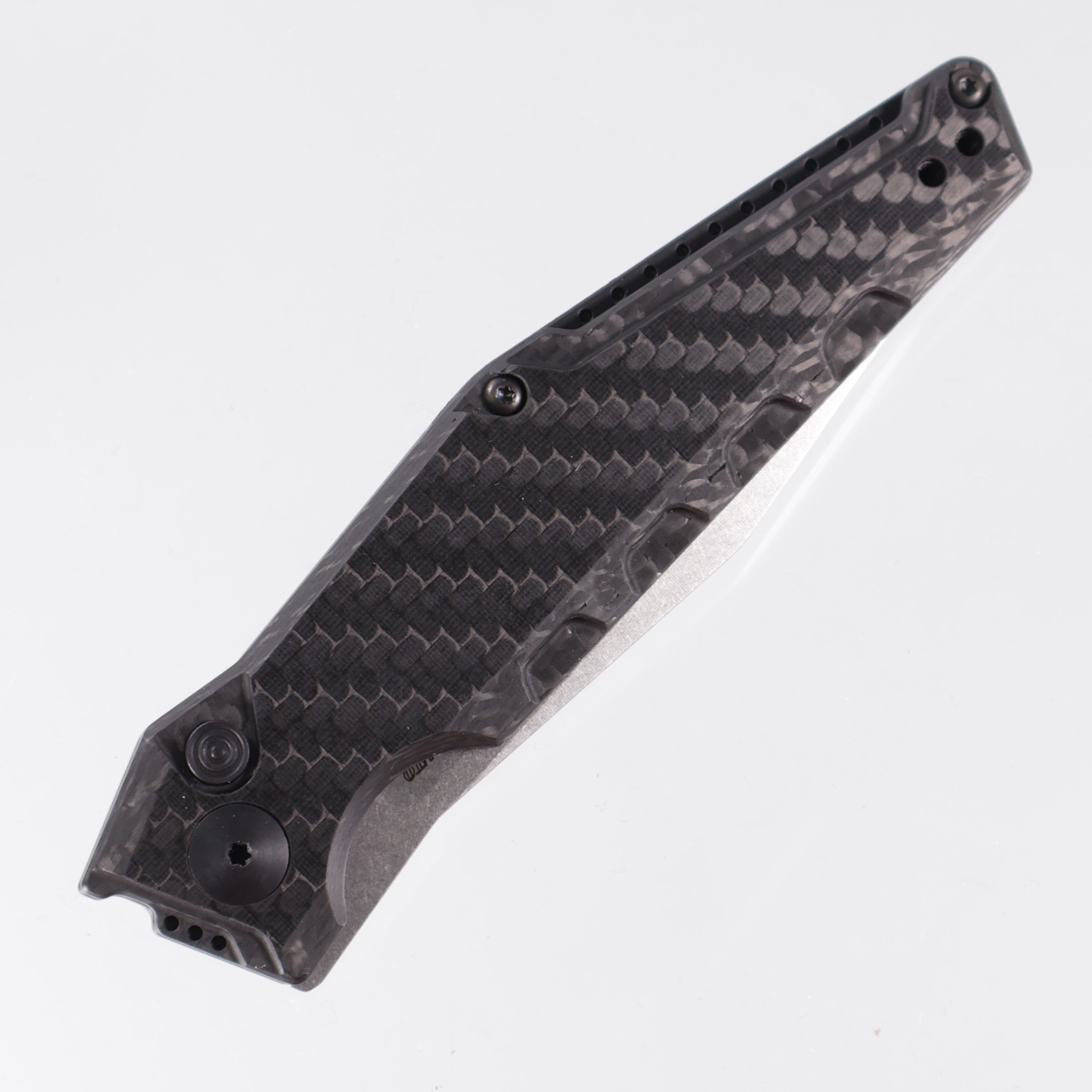 Kershaw Launch 7 - Stonewash Magnacut - Carbon Fiber & Black Aluminum - 7900CF