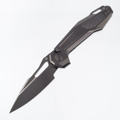 Ketuo Griffin V4 - DLC Titanium w/ Endcut Carbon Fiber Inlays - DLC M390 - /DLC