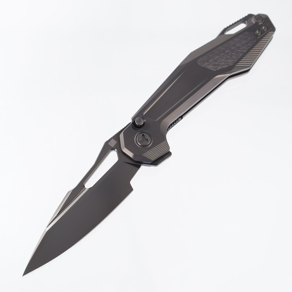 Ketuo Griffin V4 - DLC Titanium w/ Endcut Carbon Fiber Inlays - DLC M390 - /DLC