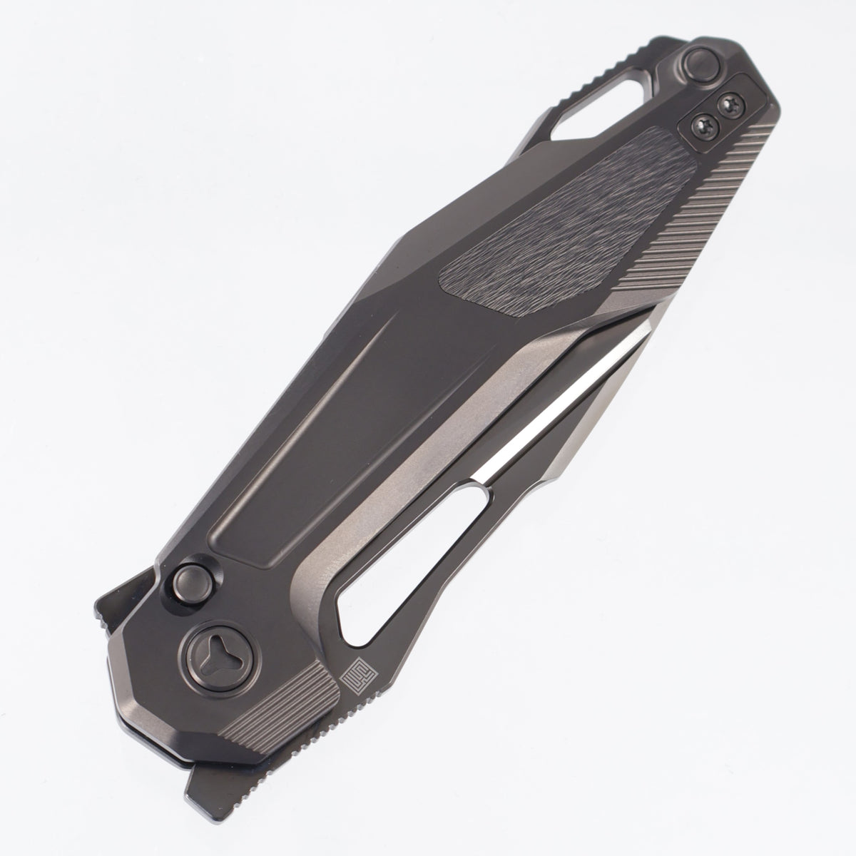Ketuo Griffin V4 - DLC Titanium w/ Endcut Carbon Fiber Inlays - DLC M390 - /DLC