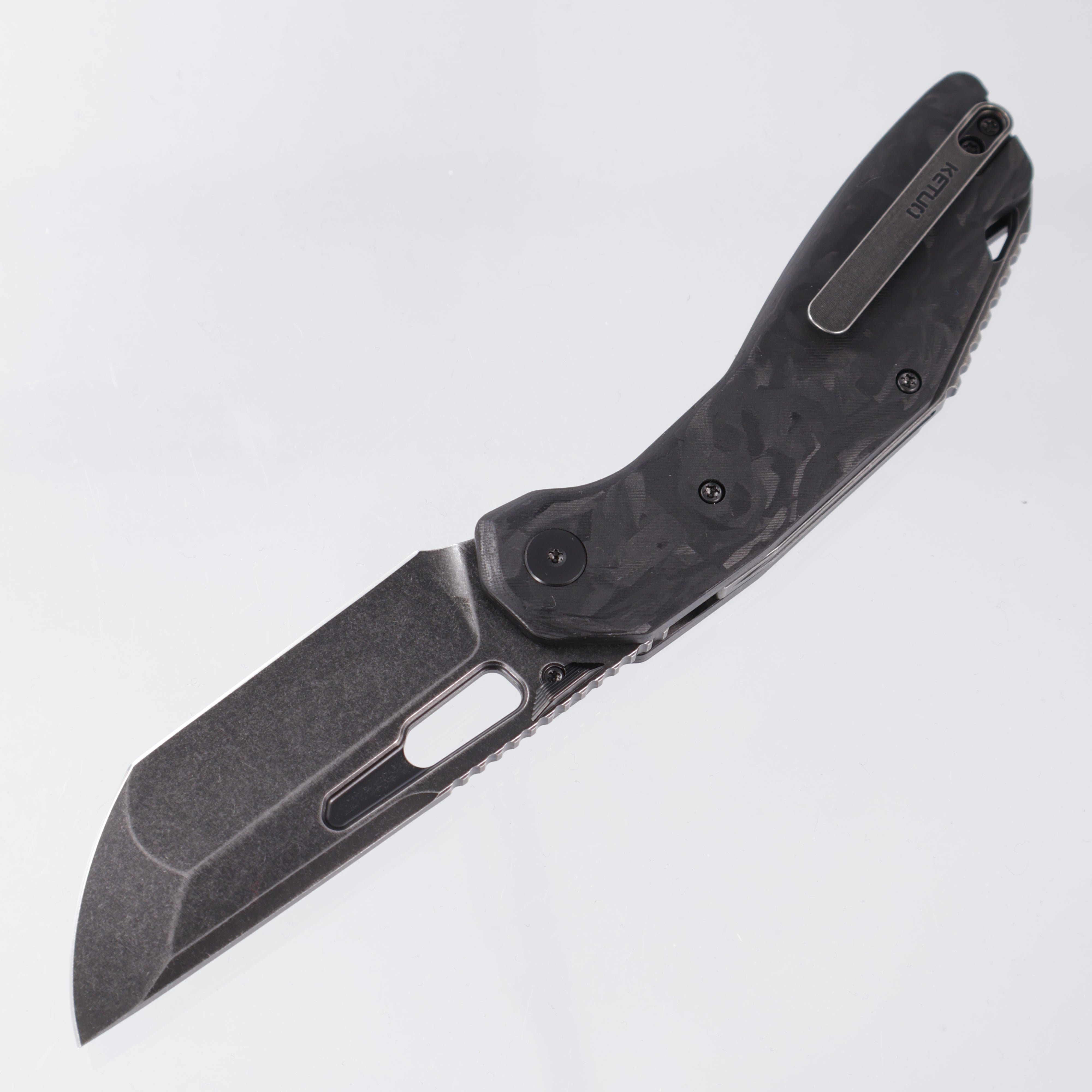 Ketuo Yakuza - Blackwash 154CM - Marbled Carbon Fiber - CF BK/SW