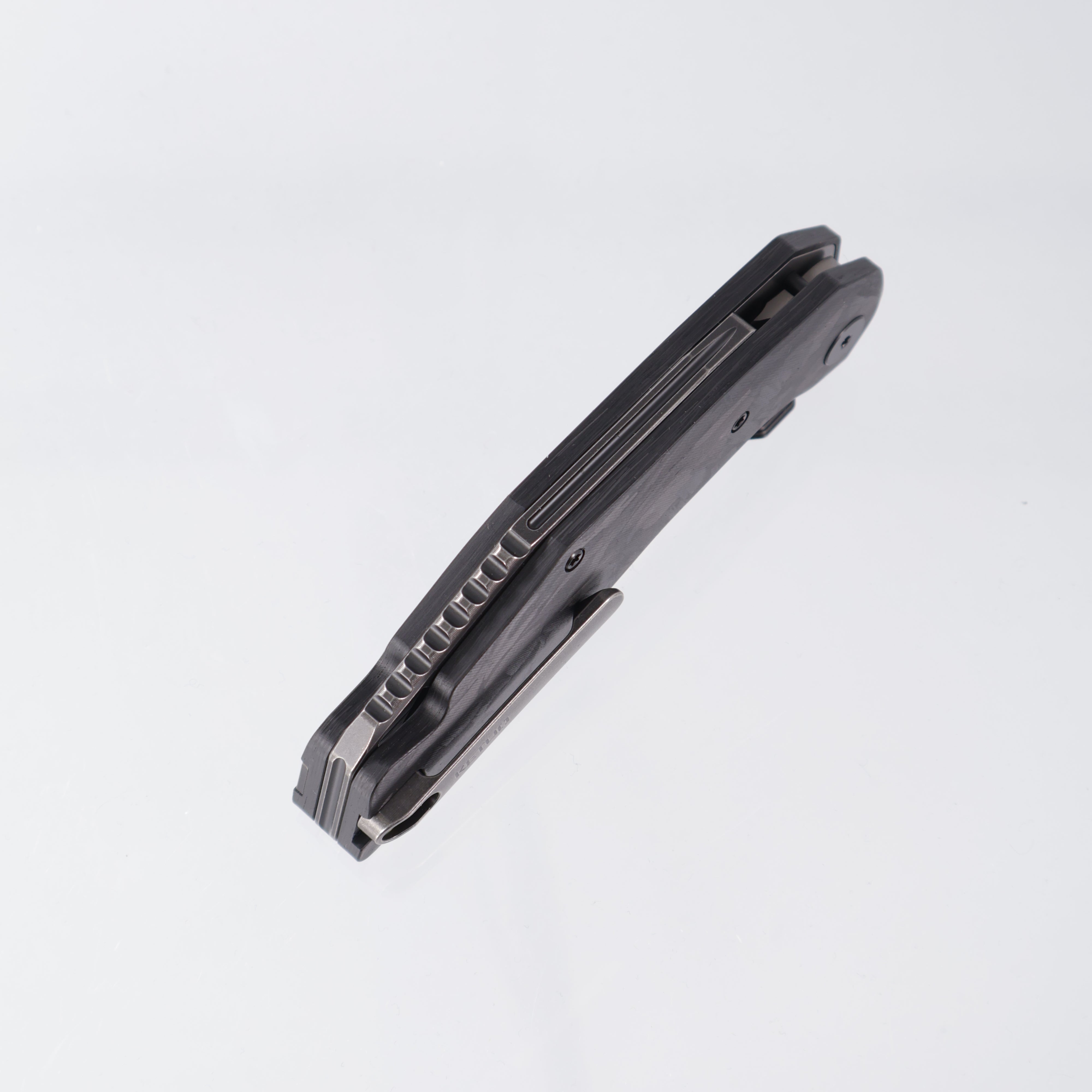 Ketuo Yakuza - Satin 154CM - Marbled Carbon Fiber - CF BK/S