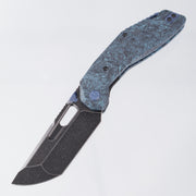 Ketuo Yakuza - Blackwash 154CM - Blue Marbled Carbon Fiber - CF BL/SW