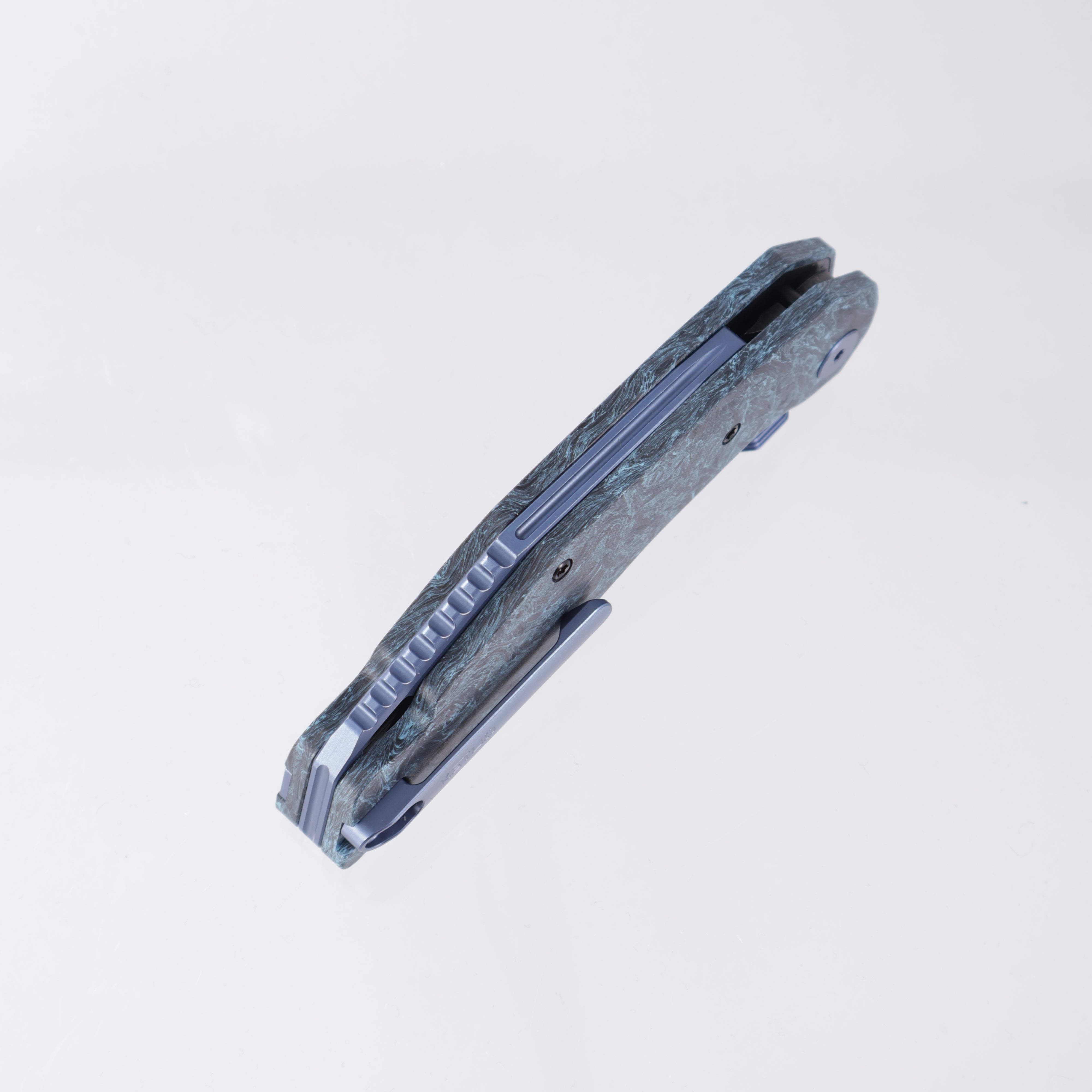 Ketuo Yakuza - Blackwash 154CM - Blue Marbled Carbon Fiber - CF BL/SW