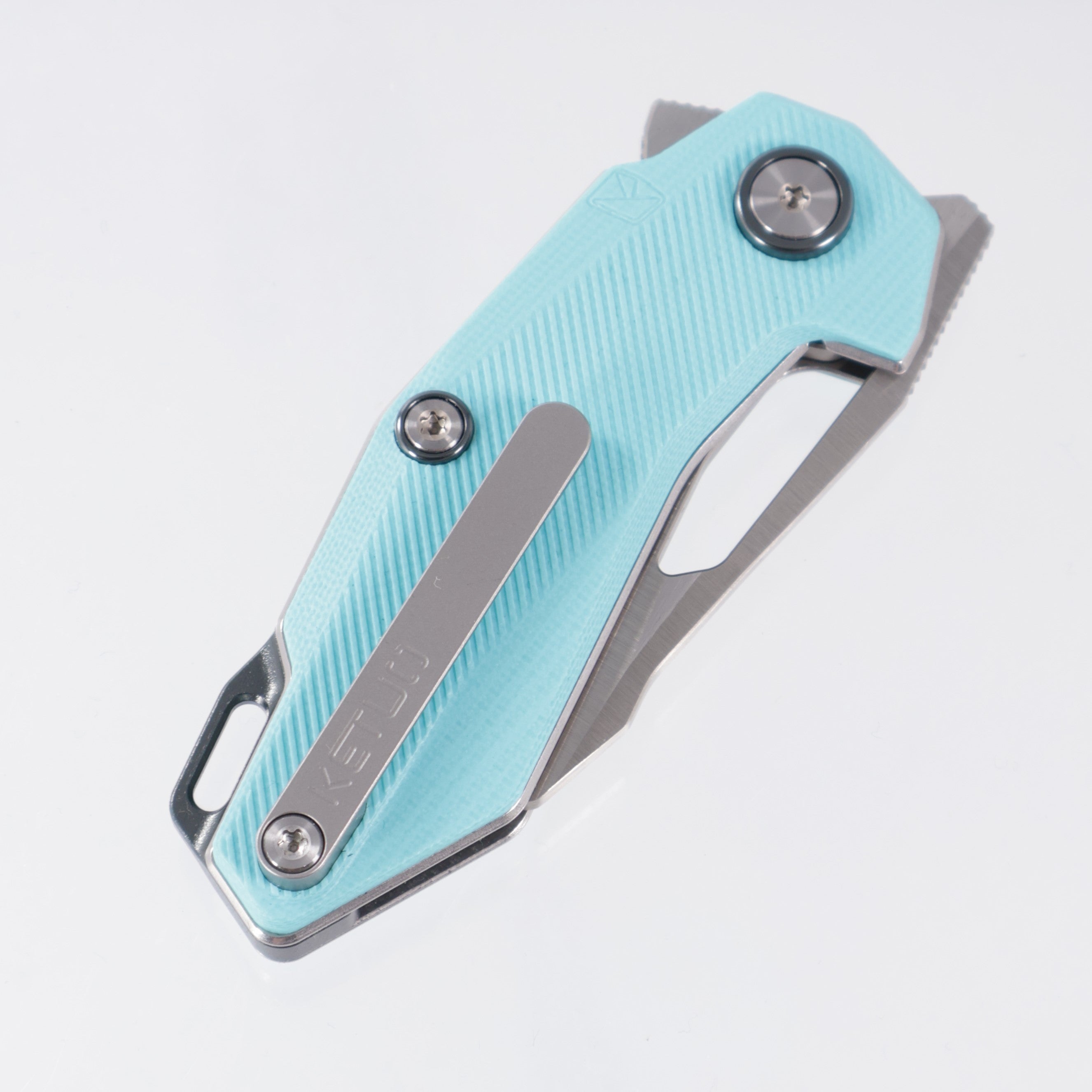 Ketuo Thorn V2 - Sky Blue G10 - Satin 14C28N - GRN/S