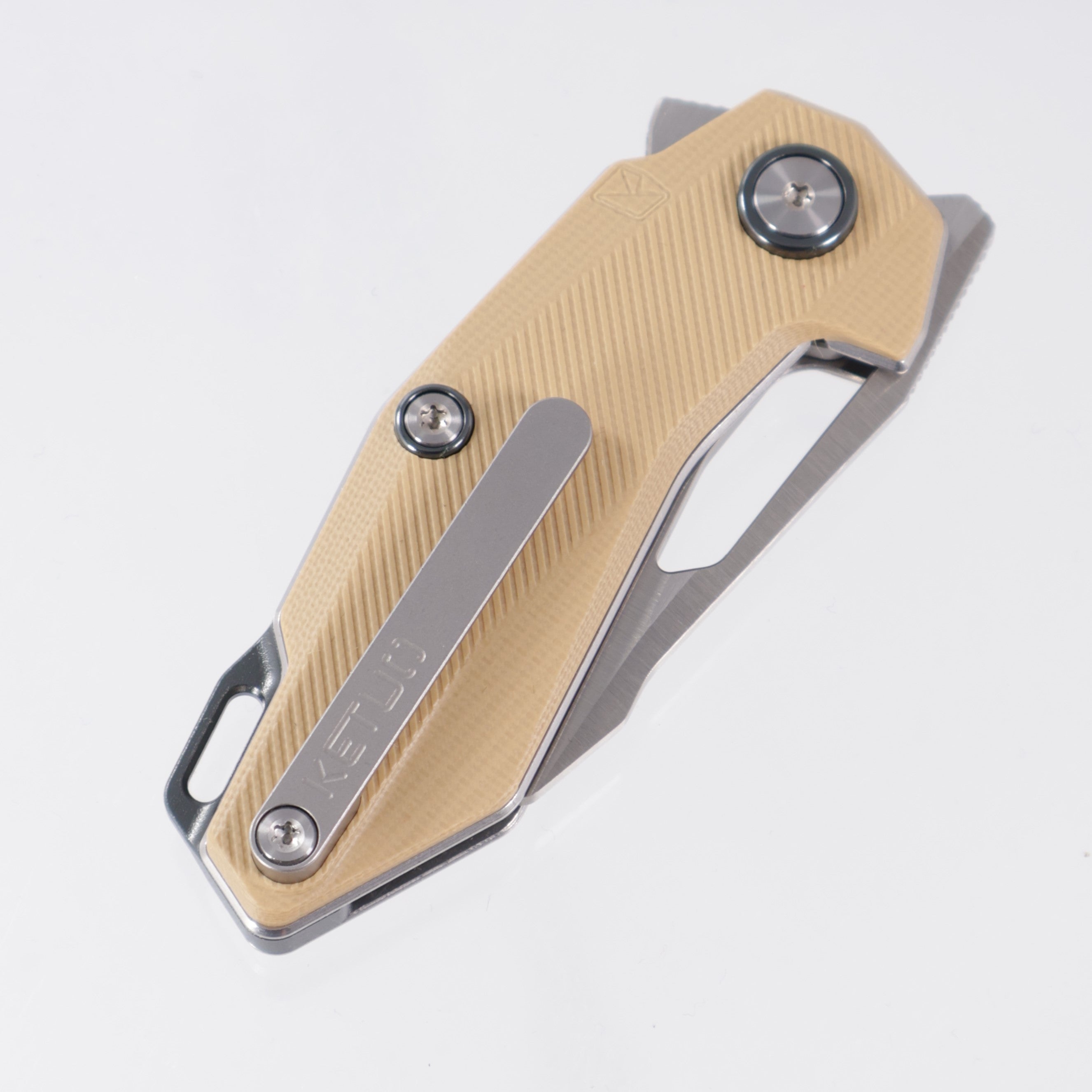 Ketuo Thorn V2 - Tan G10 - Satin 14C28N - BRN/S