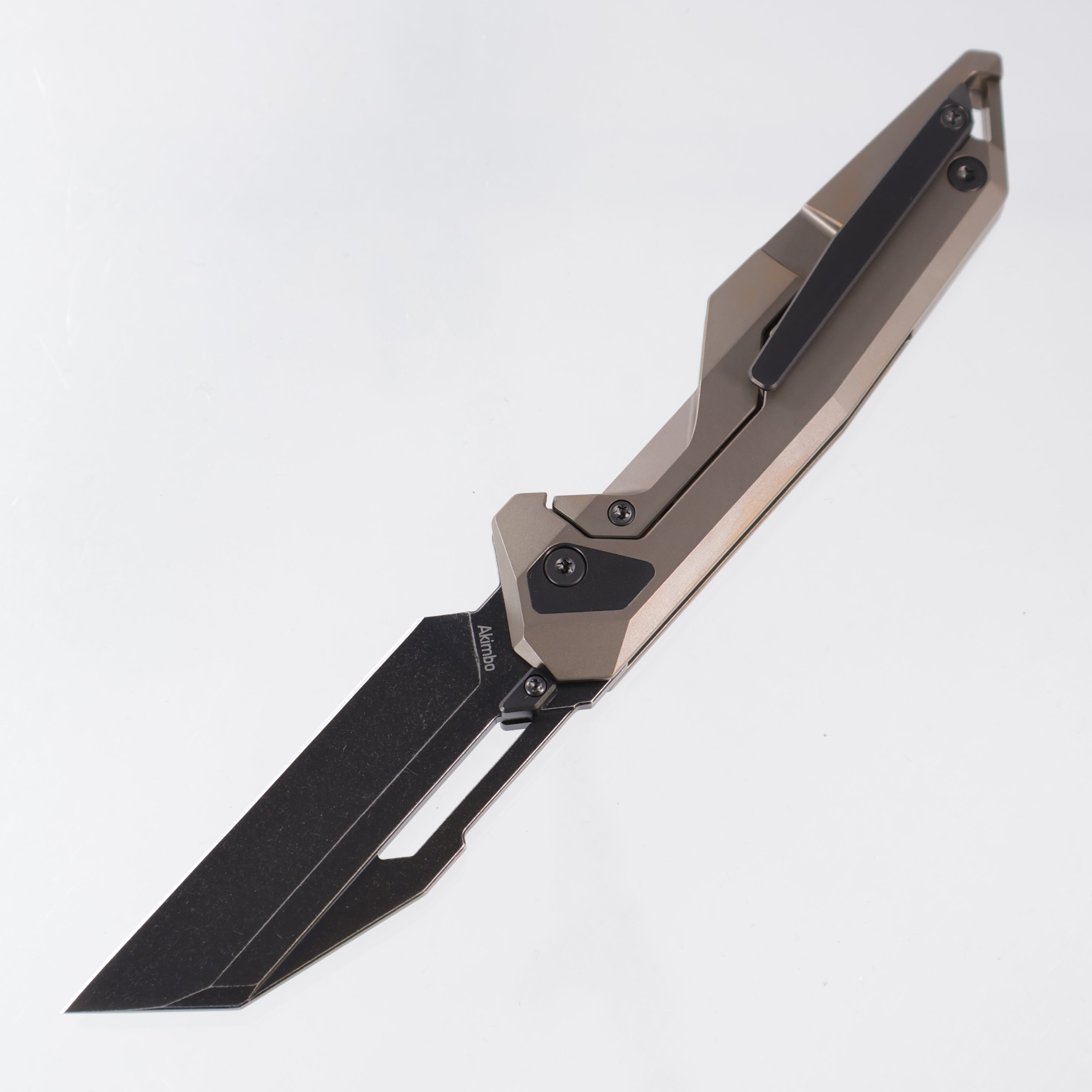 Ketuo Akimbo - Bronze Titanium - Blackwash M390 - BRN/SW