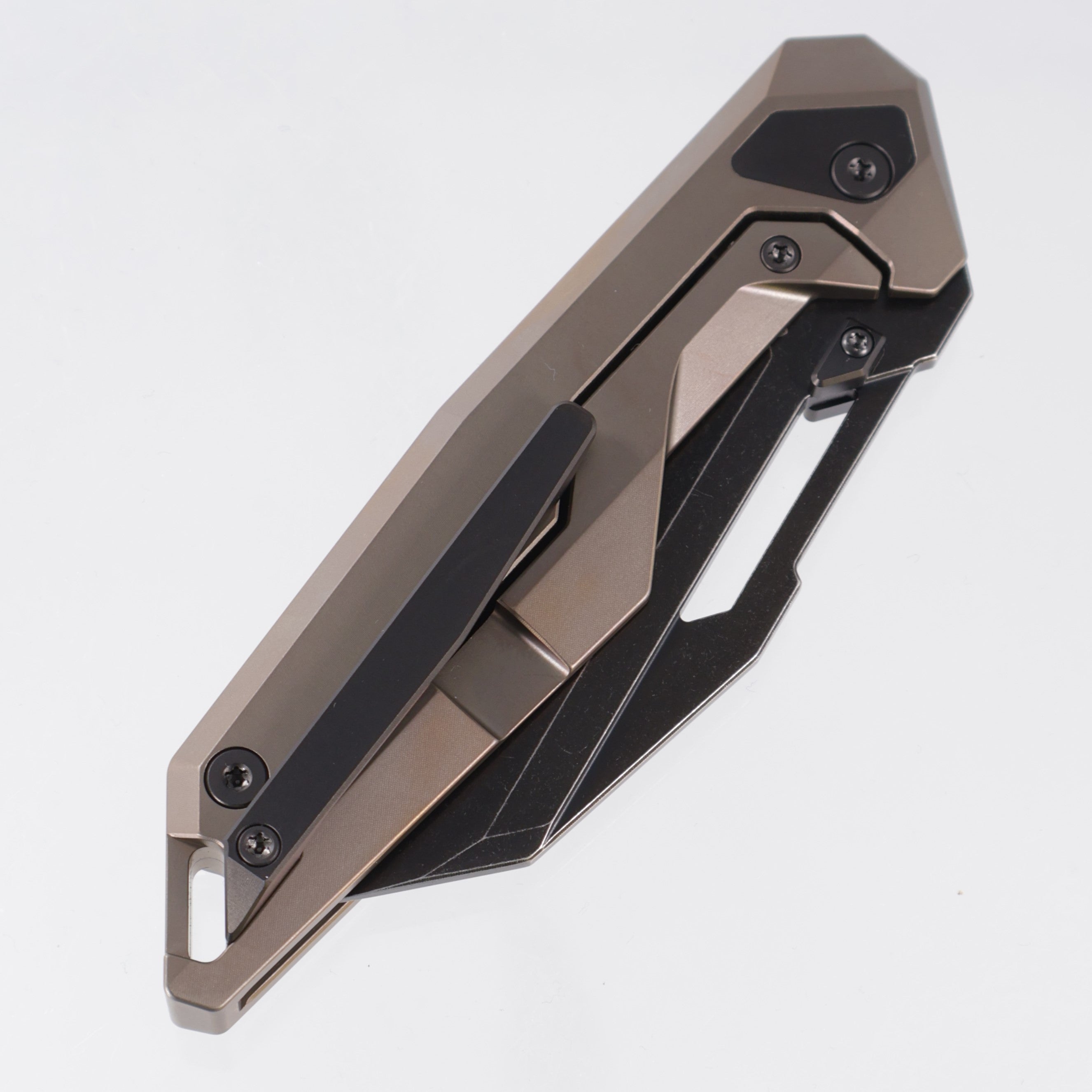 Ketuo Akimbo - Bronze Titanium - Blackwash M390 - BRN/SW