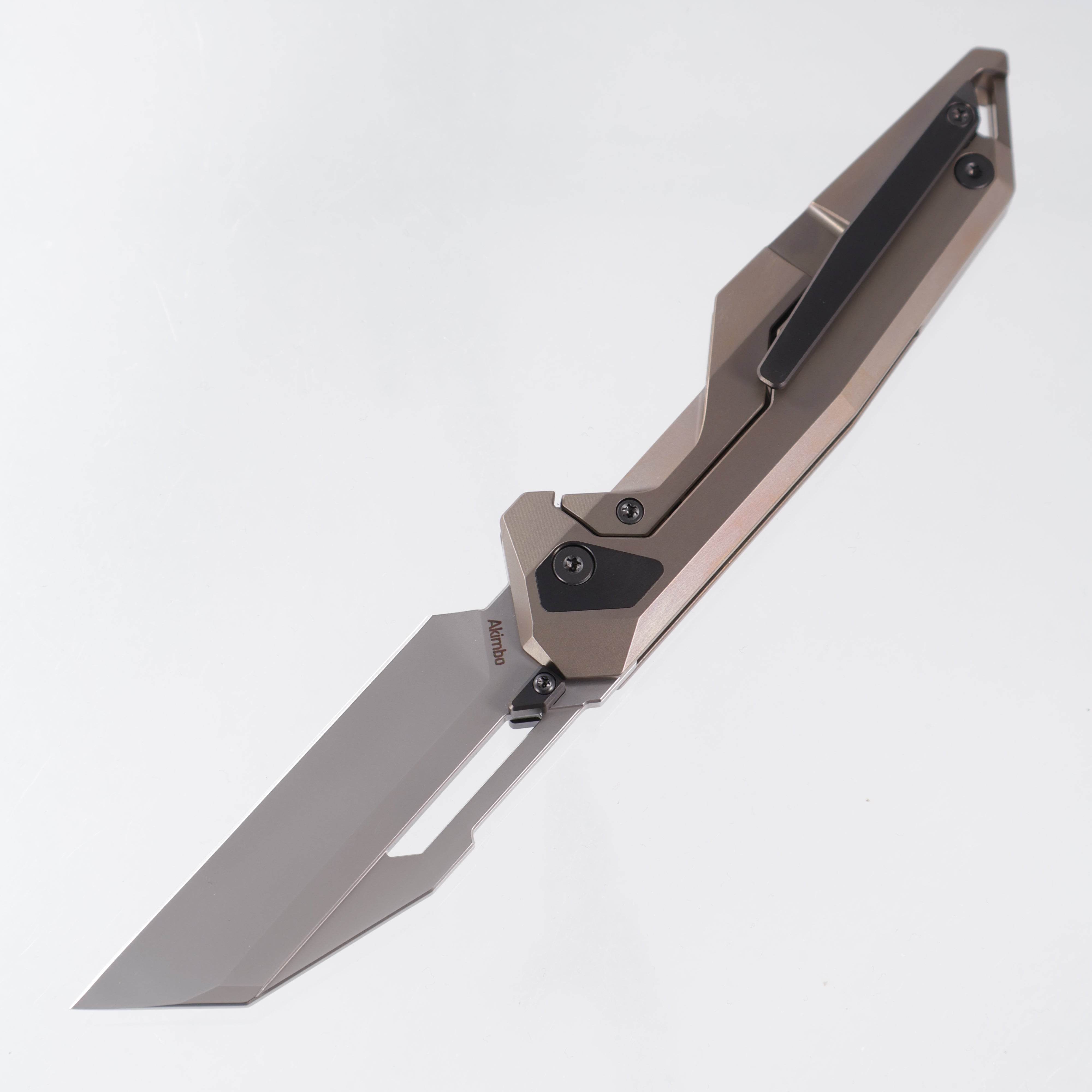 Ketuo Akimbo - Bronze Titanium - Pearlescent M390 - BRN/P
