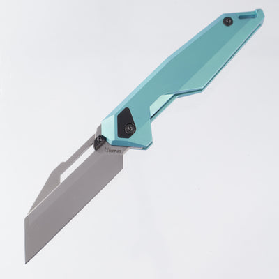 Ketuo Akimbo - Green Titanium - Pearlescent M390 - GRN/P