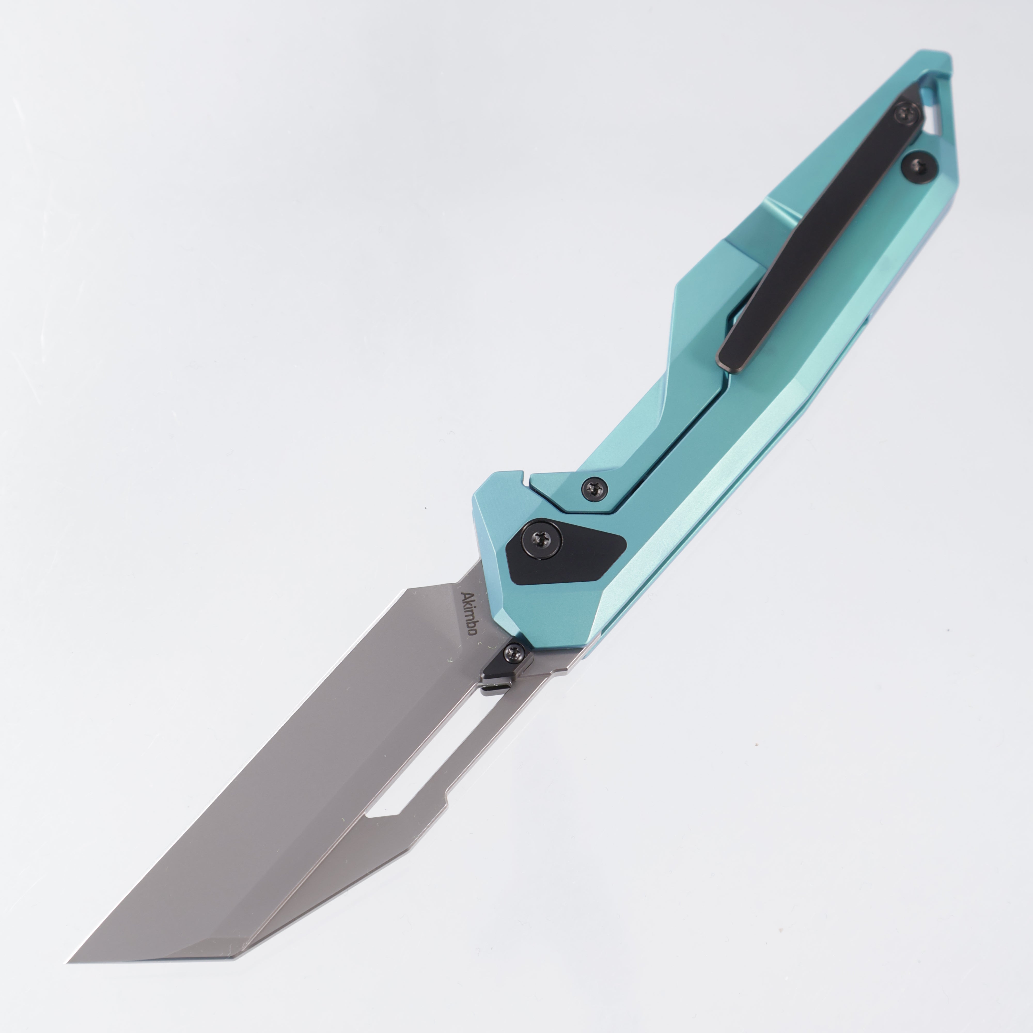 Ketuo Akimbo - Green Titanium - Pearlescent M390 - GRN/P