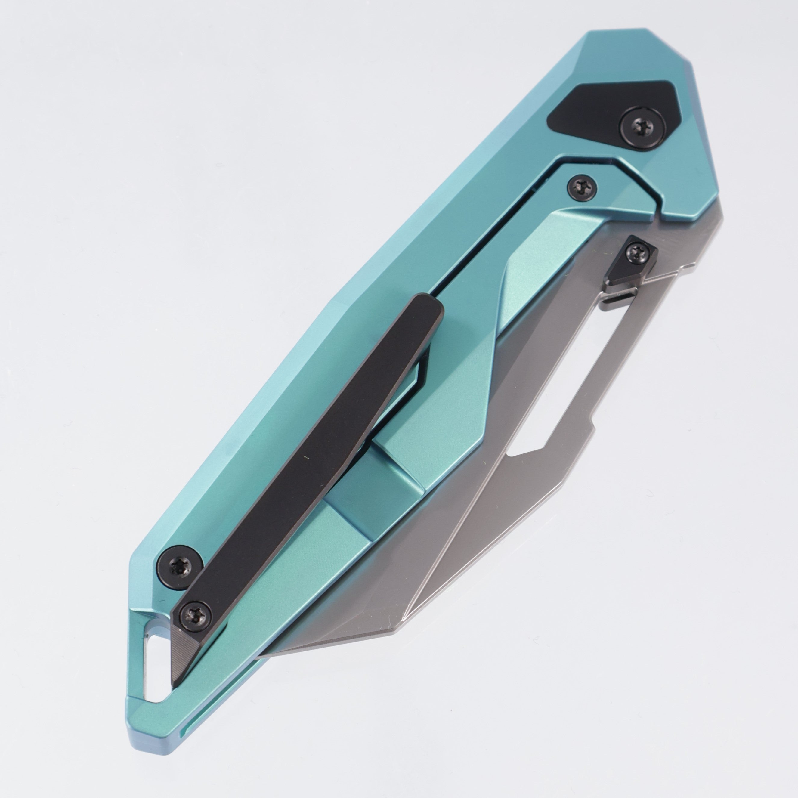 Ketuo Akimbo - Green Titanium - Pearlescent M390 - GRN/P