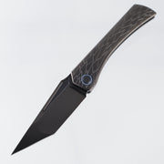 Ketuo Usurper - DLC Titanium w/ Blue Ti Accents - DLC M390 - DLC