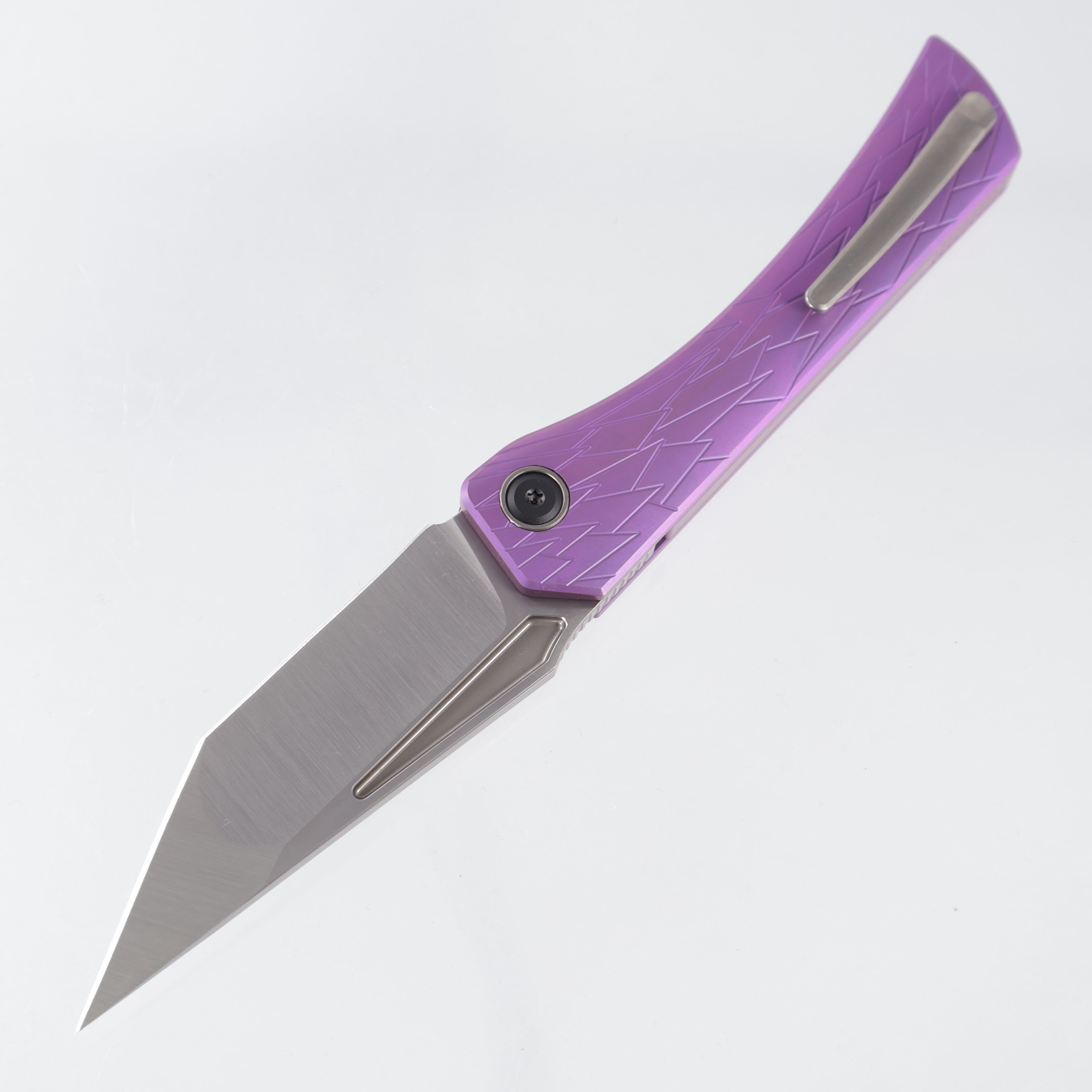 Ketuo Usurper - Purple Titanium w/ Plain Ti Accents - Satin M390 - Pur/S