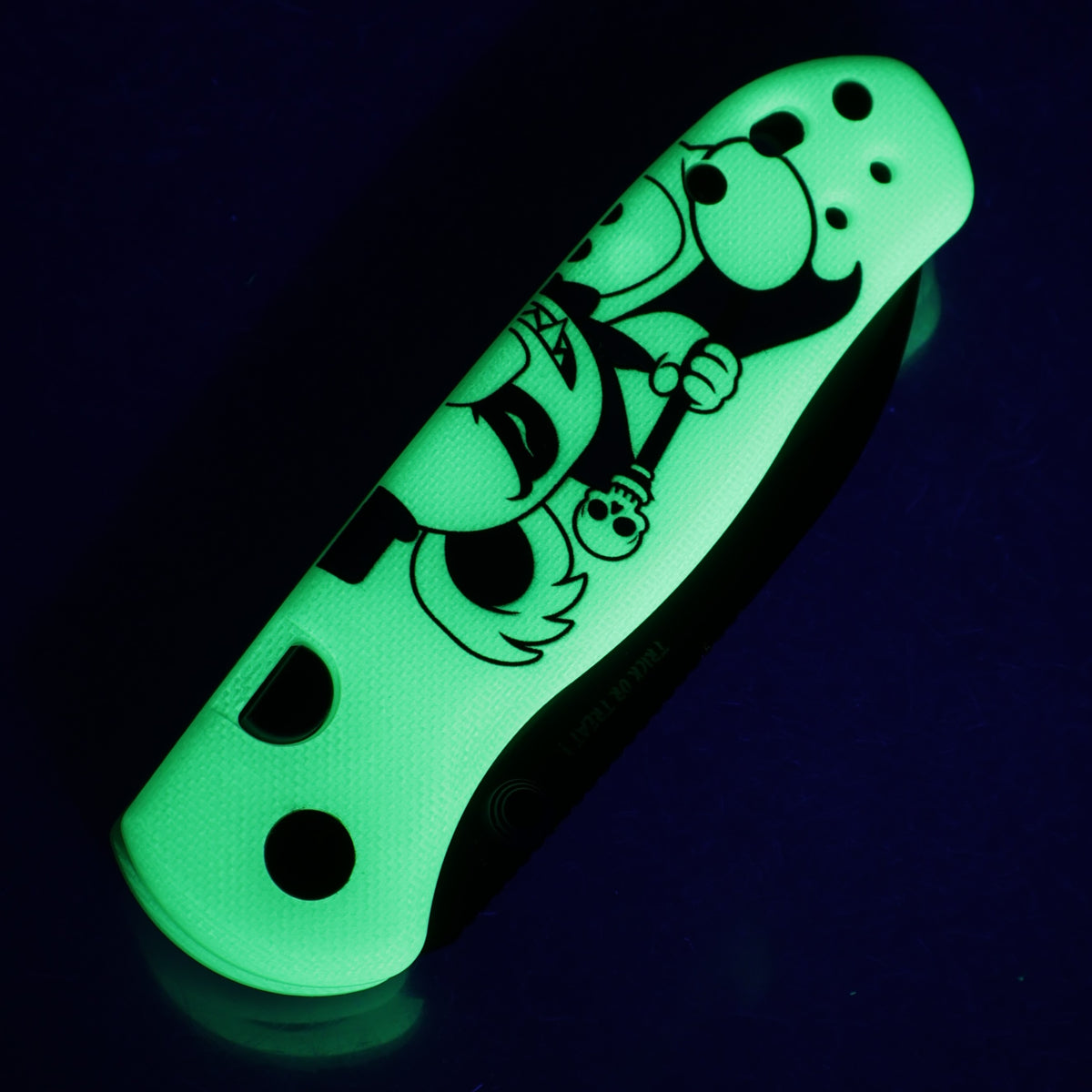 Kizer Halloween Drop Bear BLL - Green GITD G10 - Matte DLC Ultra Elmax - Ki3619HW1