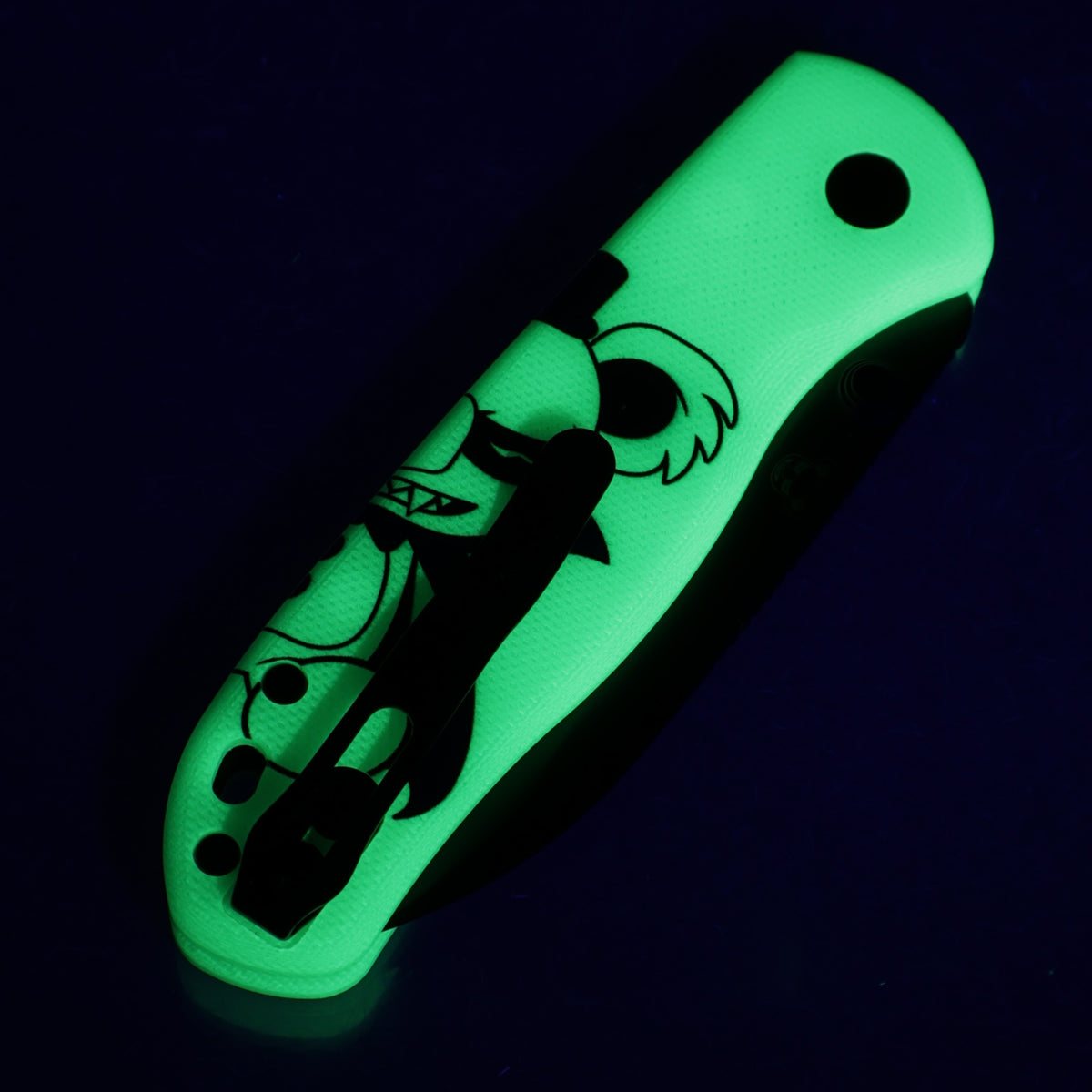 Kizer Halloween Drop Bear BLL - Green GITD G10 - Matte DLC Ultra Elmax - Ki3619HW1