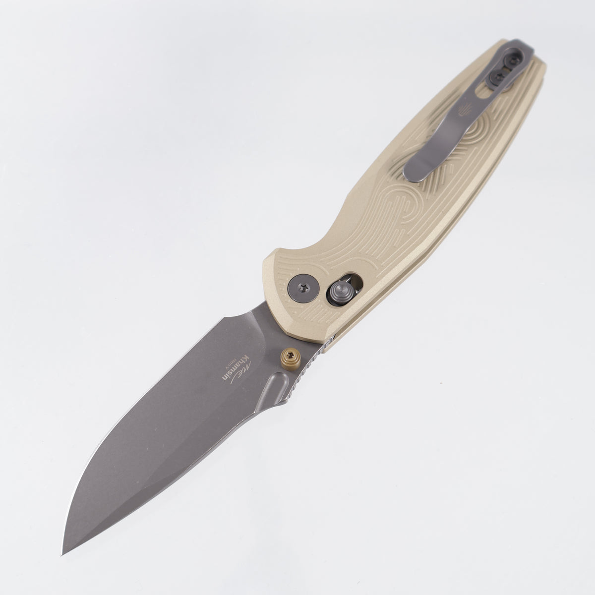 Kizer Khamsin - Sandstorm Aluminum - Stonewash Gray PVD Nitro-V - V3791A1