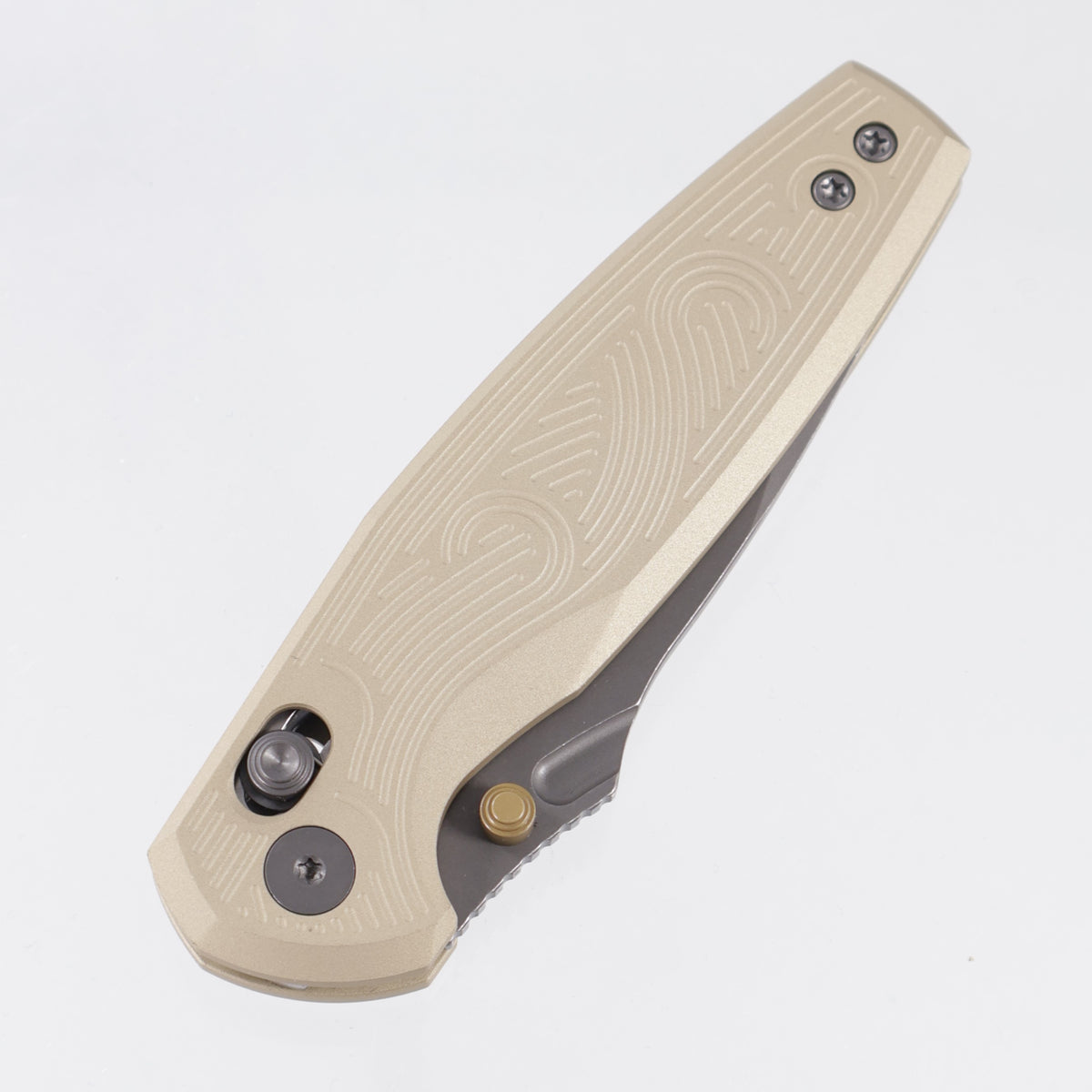 Kizer Khamsin - Sandstorm Aluminum - Stonewash Gray PVD Nitro-V - V3791A1