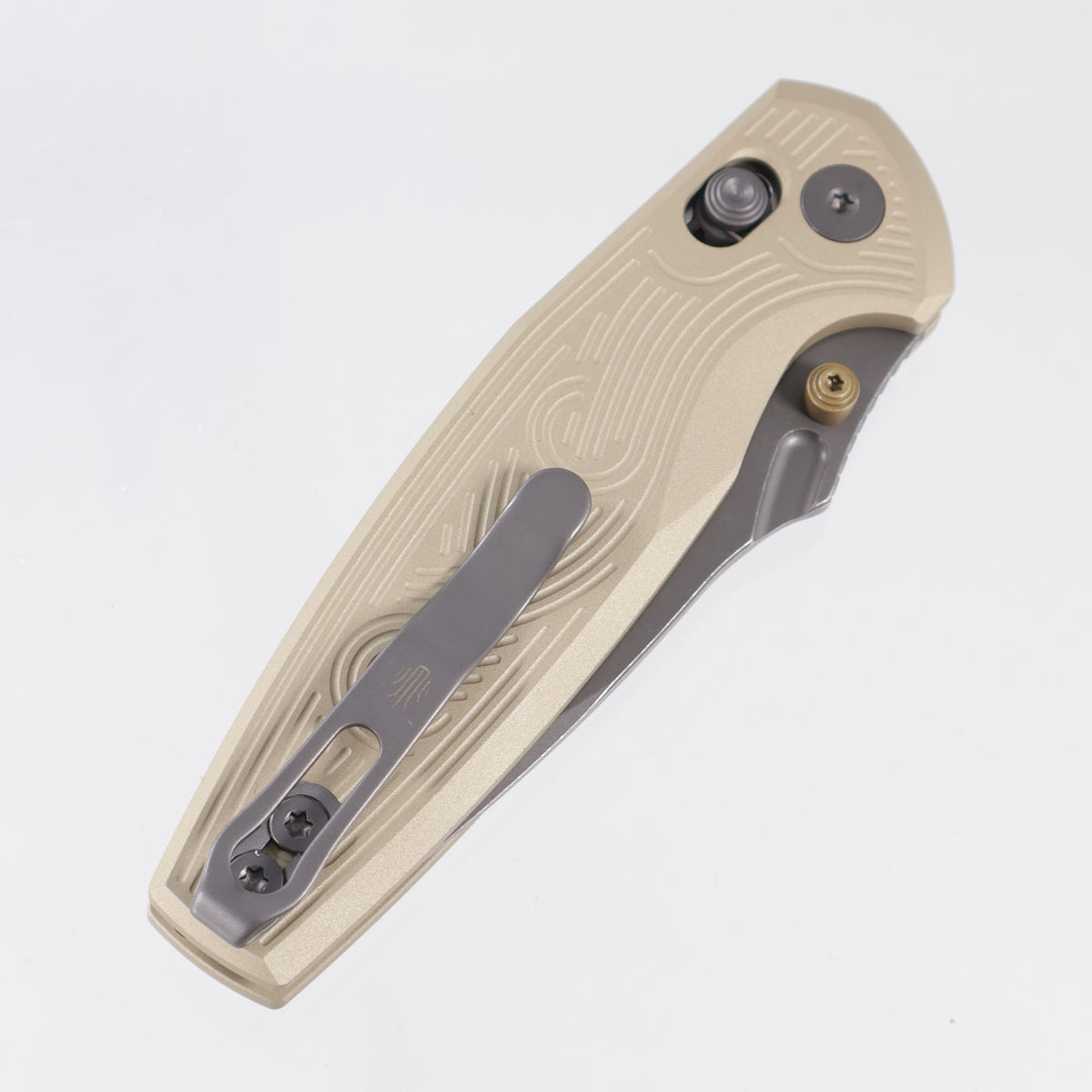 Kizer Khamsin - Sandstorm Aluminum - Stonewash Gray PVD Nitro-V - V3791A1
