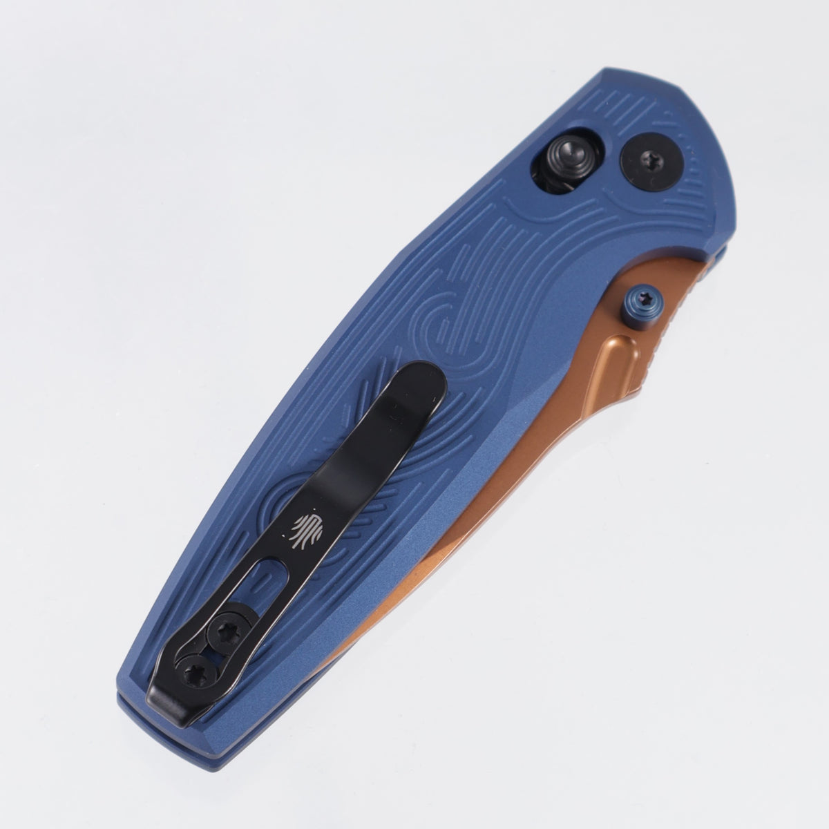 Kizer Khamsin - Navy Blue Aluminum - Sunset Metal PVD Nitro-V - V3791A2