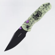 Kizer Halloween Drop Bear 2 - Green GITD G10 - Black PVD 14C28N - V3619.2BCE2