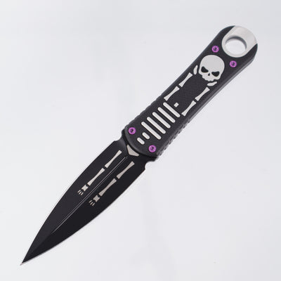 Kizer Hidden Agenda Halloween - Aluminum & G10 - PVD AEB-L - 1083HW1