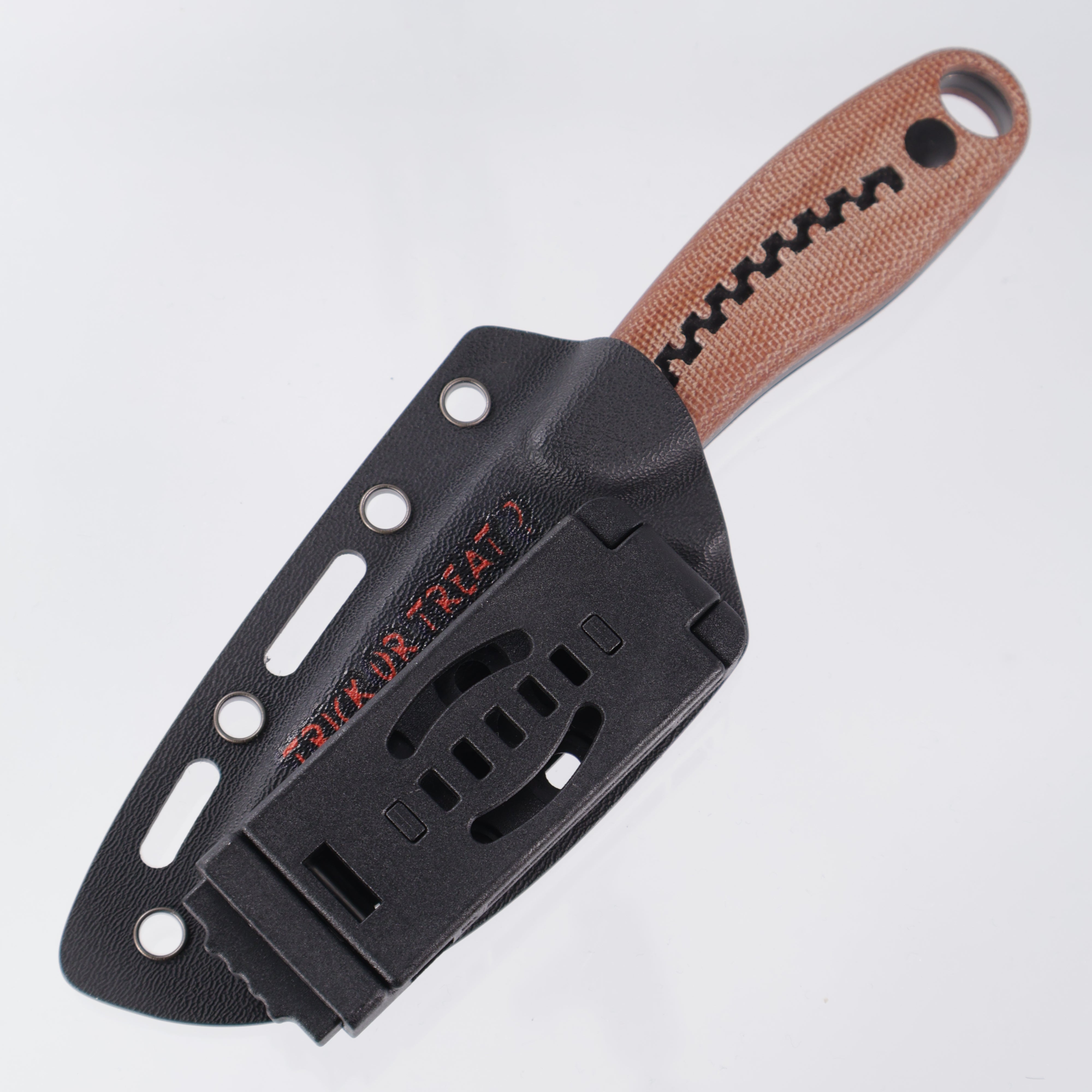 Kizer Hare Halloween - Micarta & G10 Handle - Blackwash Nitro-V - 1077HW1