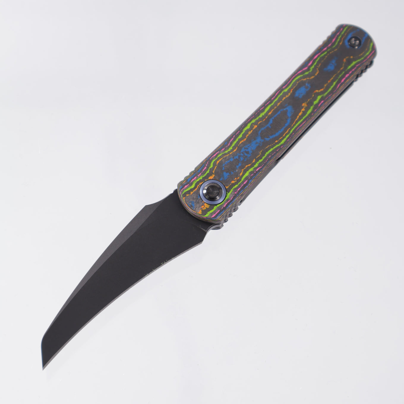 Kizer Feist 3 X-Series Hawkbill - 80s Camo Carbon & DLC Titanium - Matte DLC Ultra S90V - ZX-3499.3E1 - BROP Exclusive