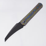 Kizer Feist 3 X-Series Hawkbill - 80s Camo Carbon & DLC Titanium - Matte DLC Ultra S90V - ZX-3499.3E1 - BROP Exclusive