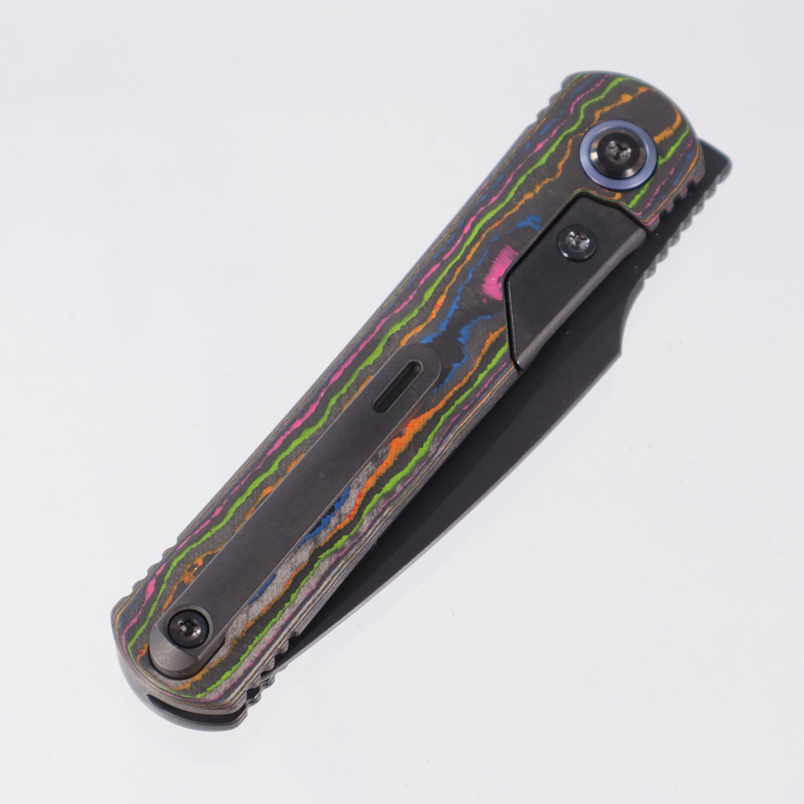 Kizer Feist 3 X-Series Hawkbill - 80s Camo Carbon & DLC Titanium - Matte DLC Ultra S90V - ZX-3499.3E1 - BROP Exclusive