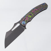 Kubey Sylow - 80s Camo Carbon/DLC Titanium w/ Blue Accents - DLC 20CV - KB260E - BR-OP Exclusive