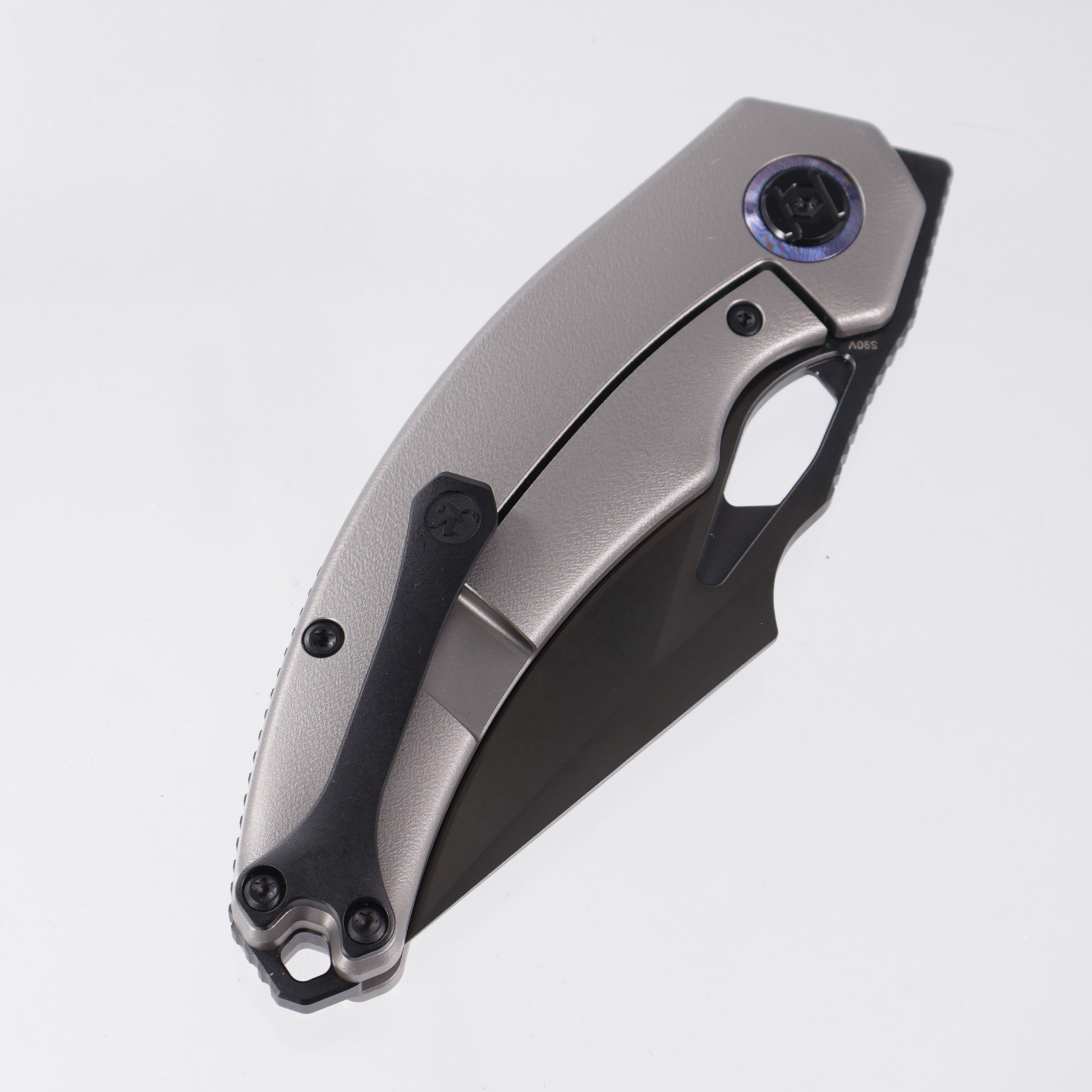 Kunwu Poon Padre - Orange Peel Titanium - Satin DLC S90V - K706TO-T2R