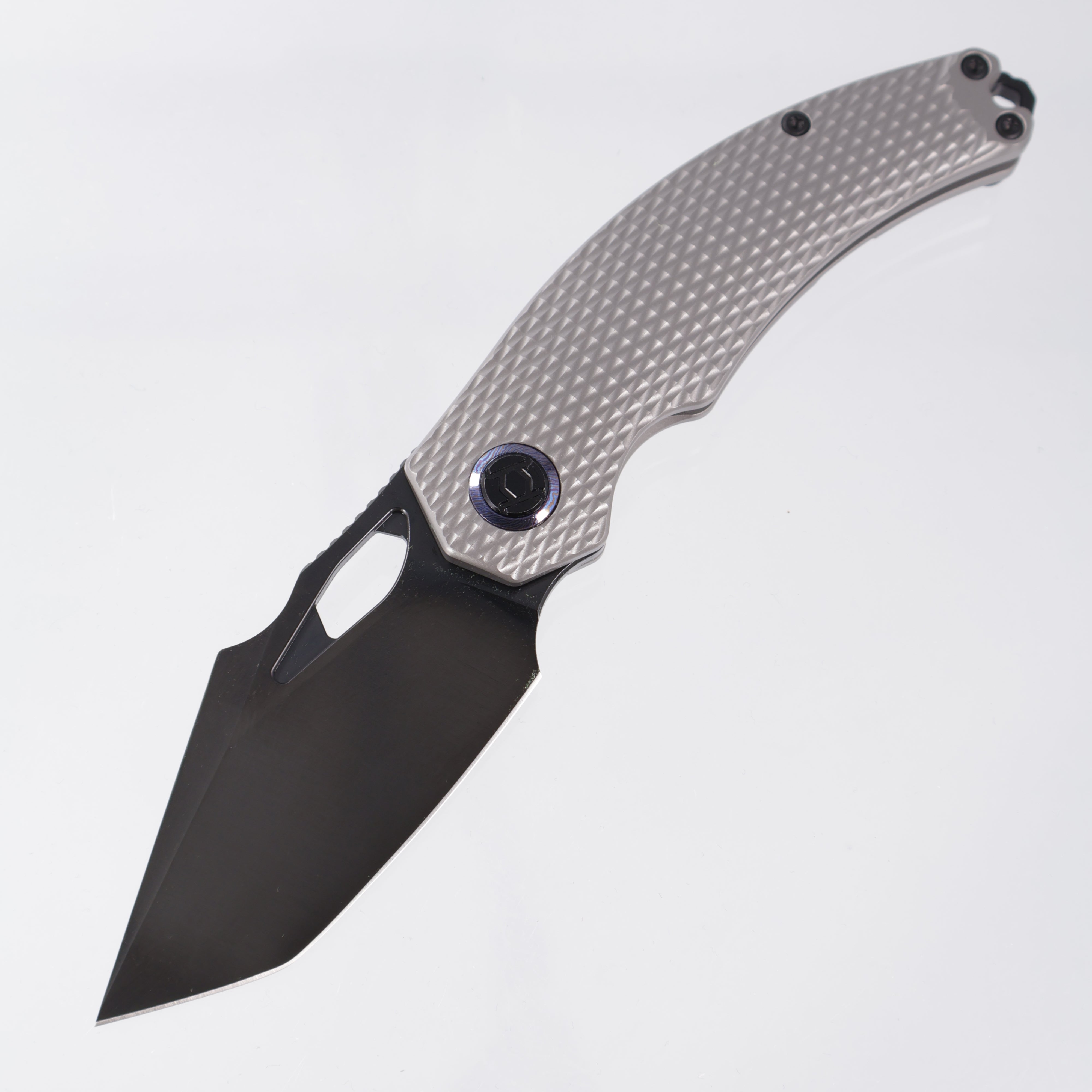 Kunwu Poon Padre - Diamond Texture Titanium - Satin DLC S90V - K706TO-T3