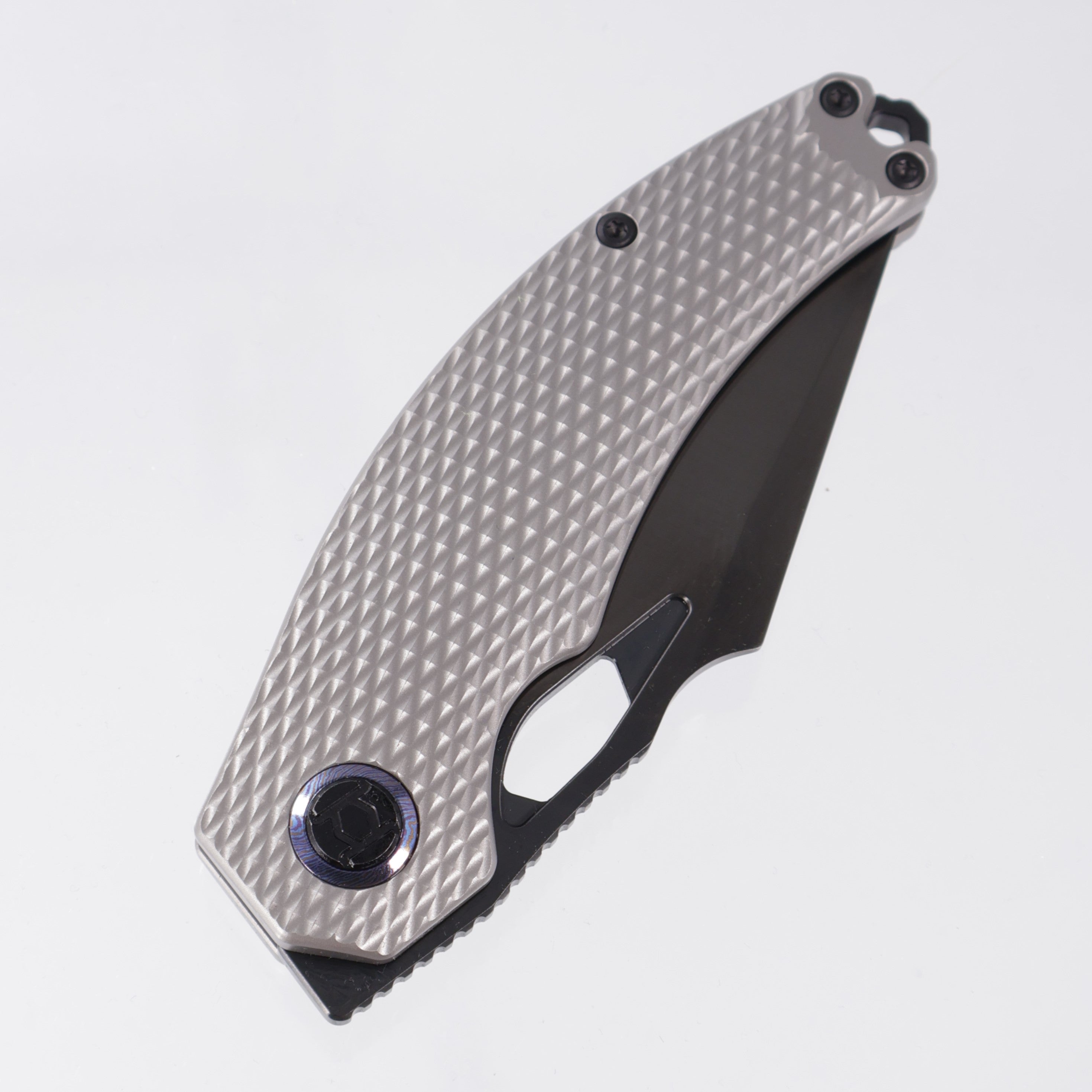 Kunwu Poon Padre - Diamond Texture Titanium - Satin DLC S90V - K706TO-T3
