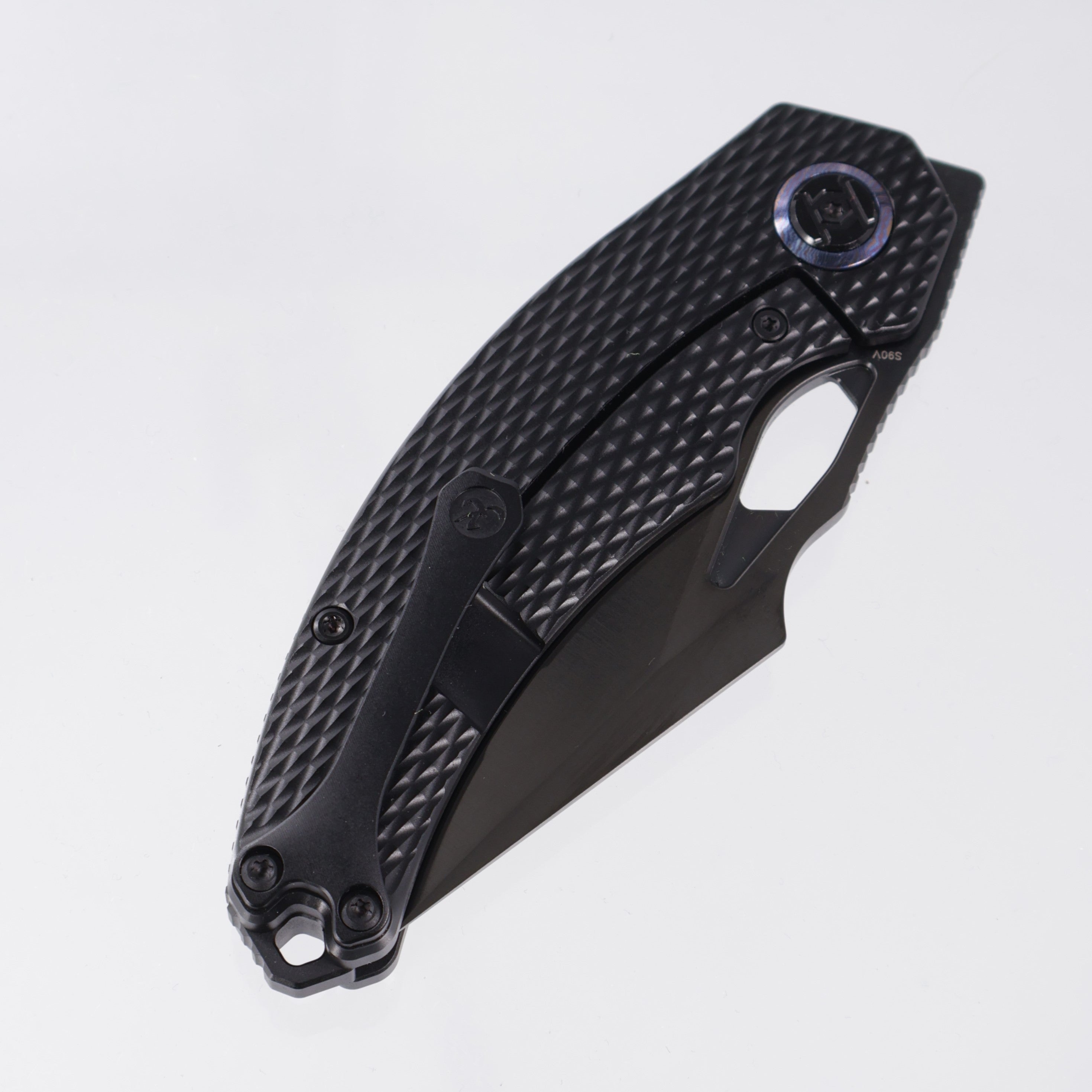 Kunwu Poon Padre - Diamond Texture Titanium - DLC Satin S90V - K706TO-T4