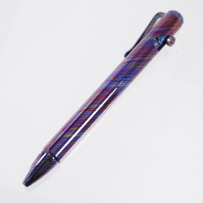 Kunwu Full Timascus Bolt Action Pen - KWPEN-1