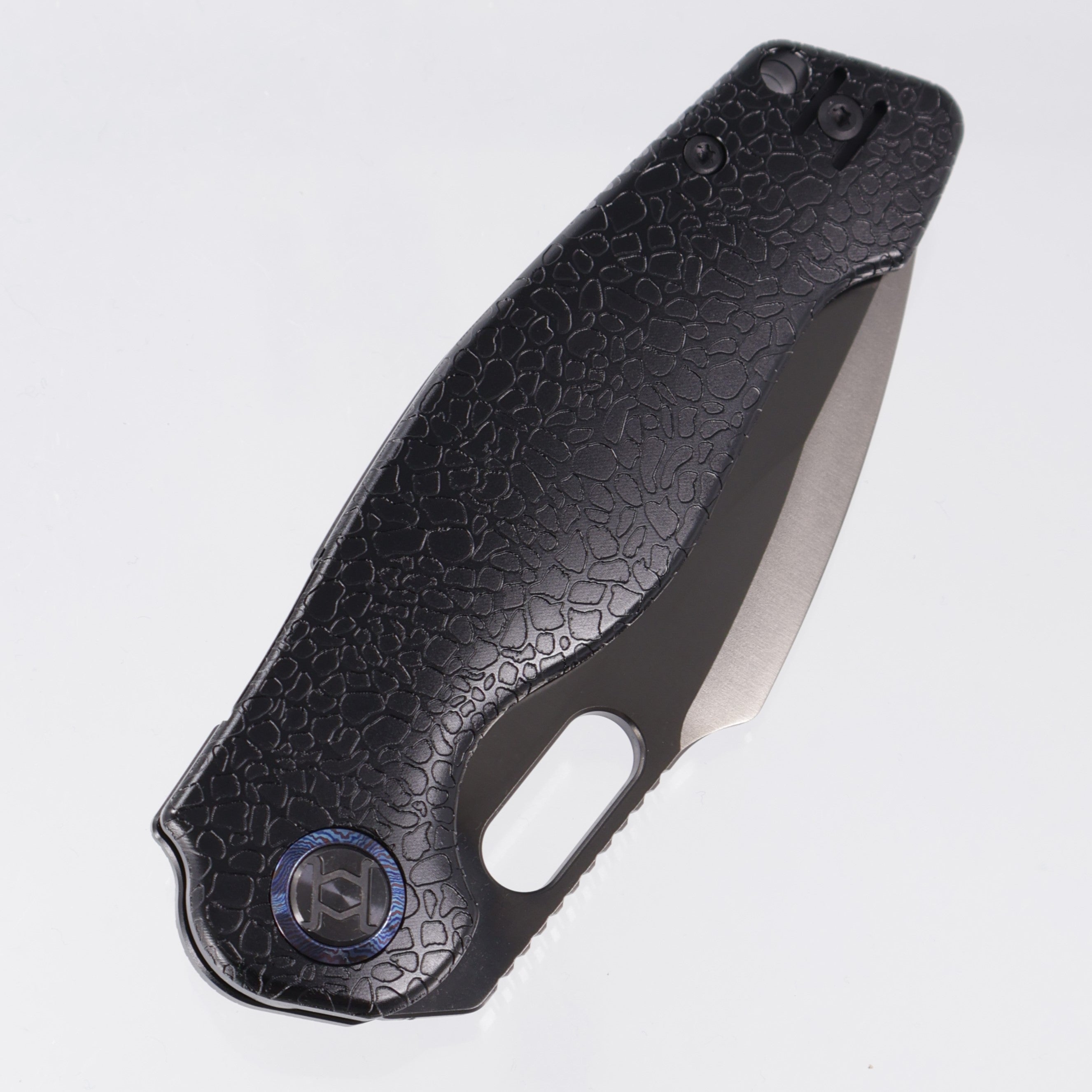 Kunwu Gringo Verta Lock - Black Honeydew Texture - Satin DLC Elmax - B712T-R2-4