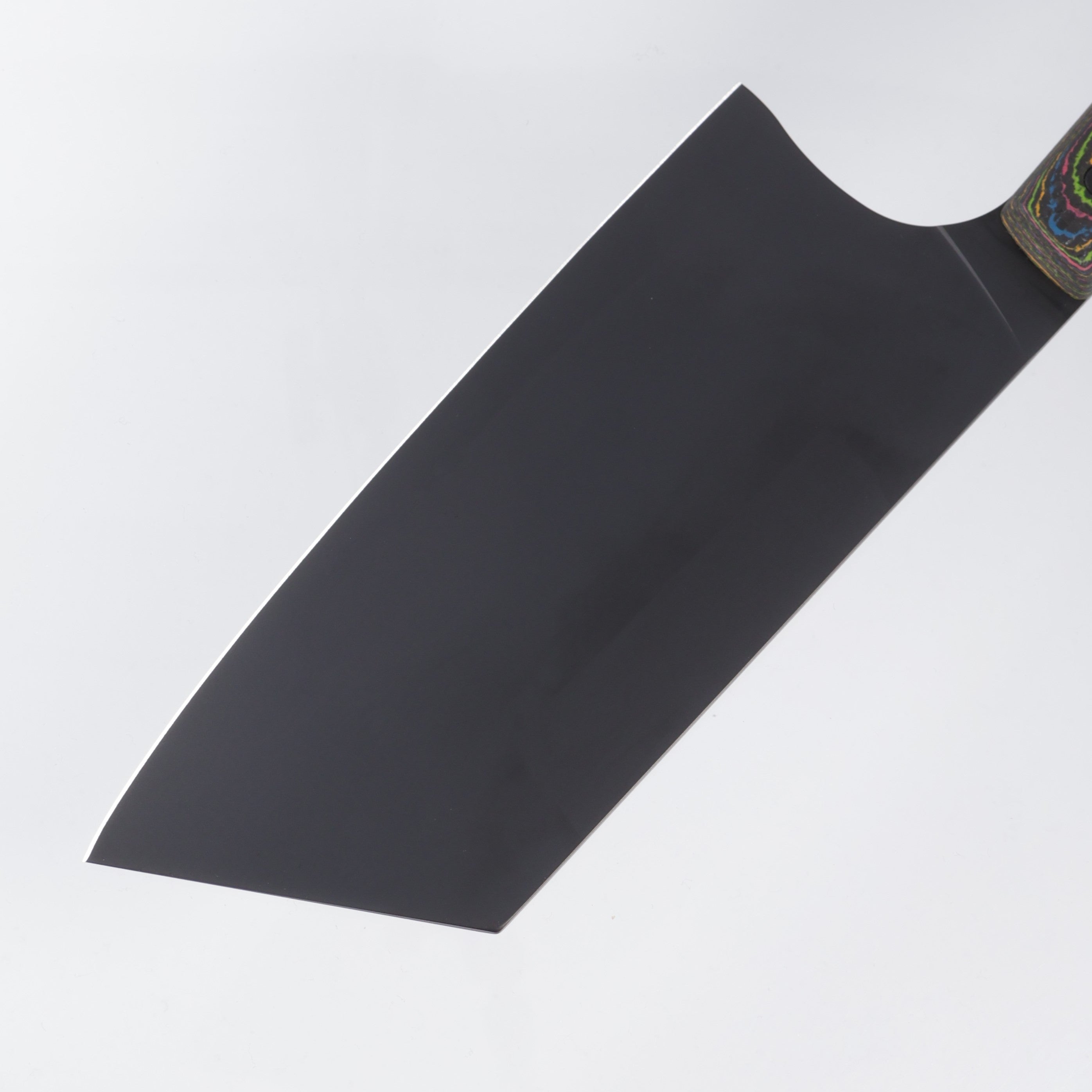 Leucadia Blade Co. El Choppo - 80s Camo Carbon Weave Scales - DLC AEB-L