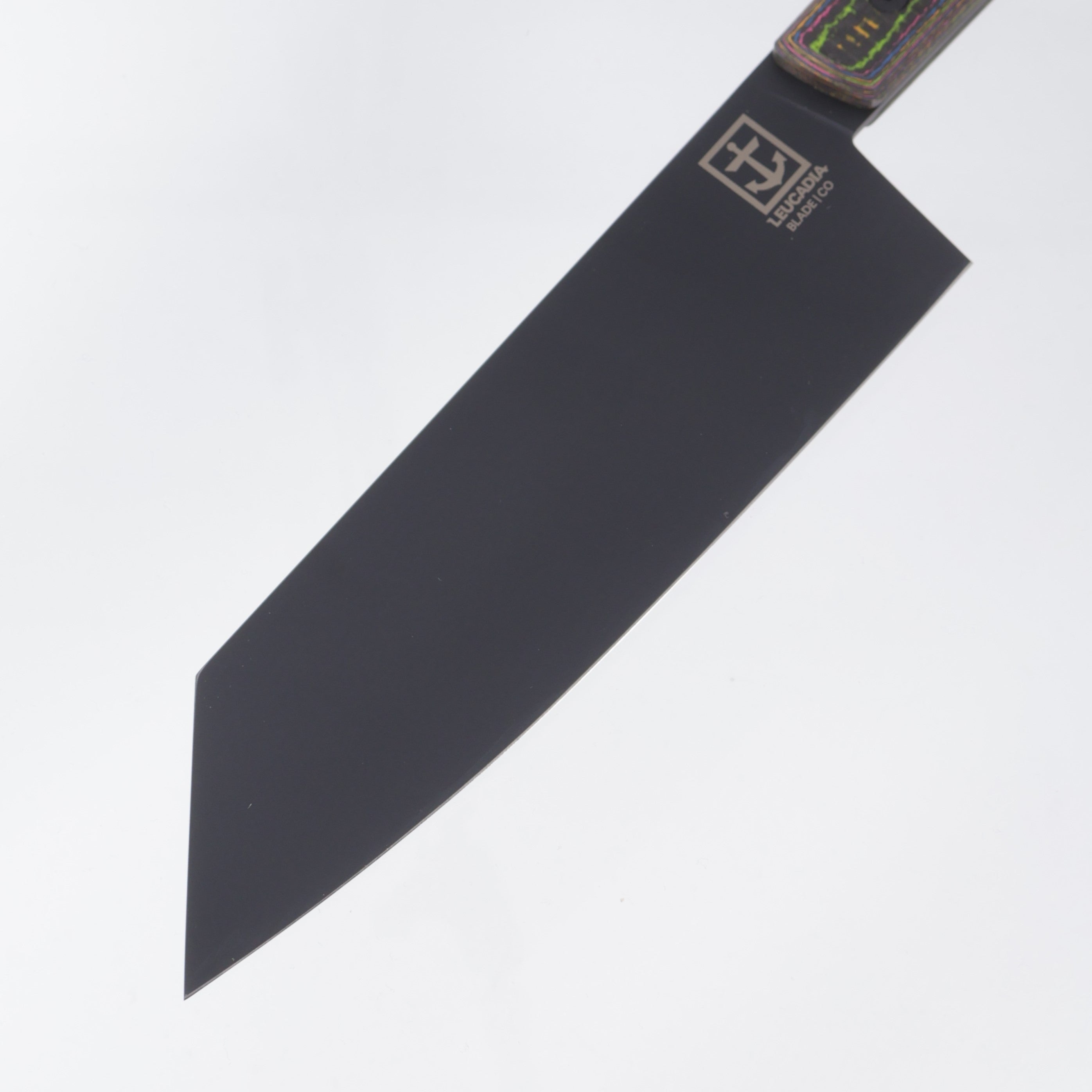 Leucadia Blade Co. The Bunka - 80s Camo Carbon Weave Scales - DLC AEB-L