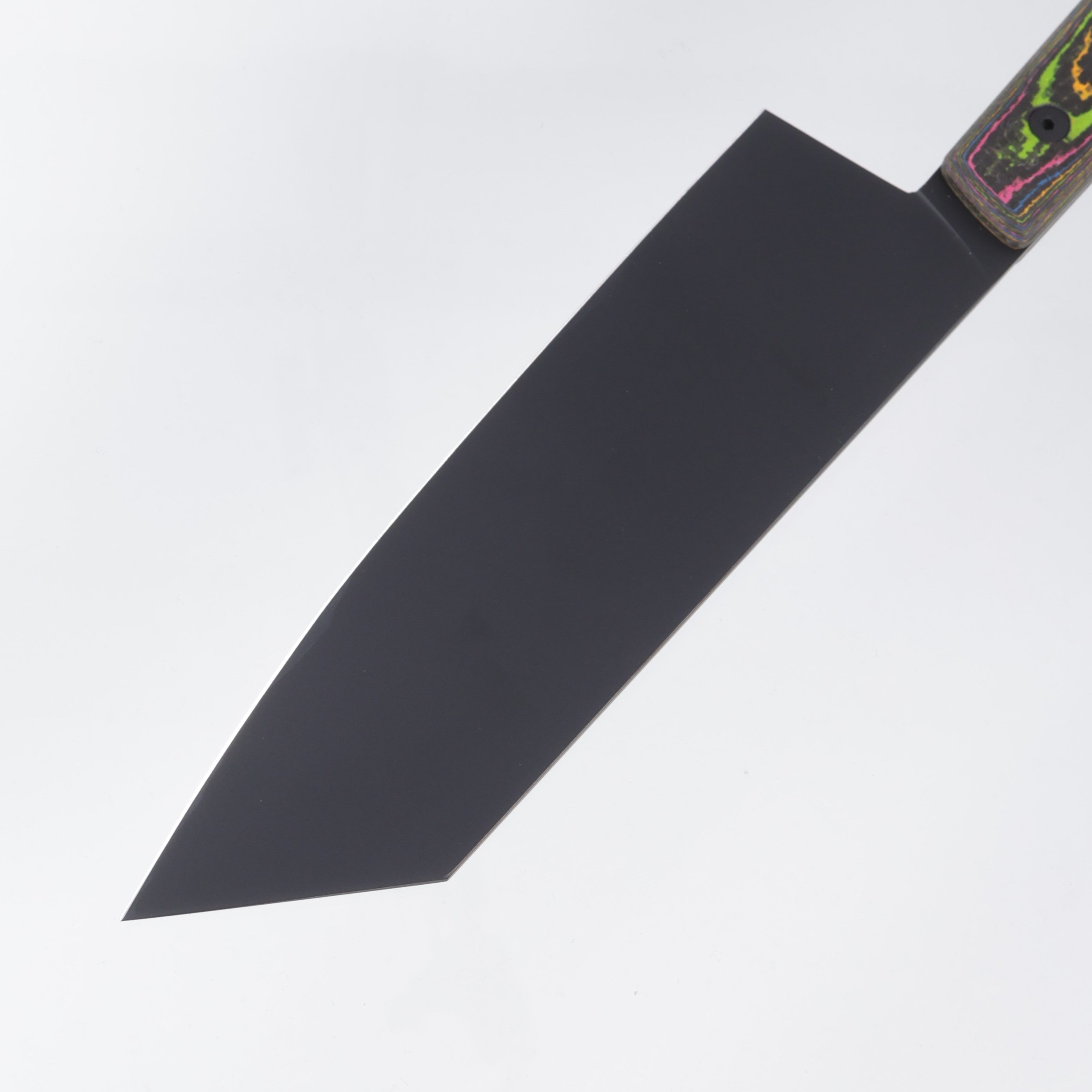 Leucadia Blade Co. The Bunka - 80s Camo Carbon Weave Scales - DLC AEB-L