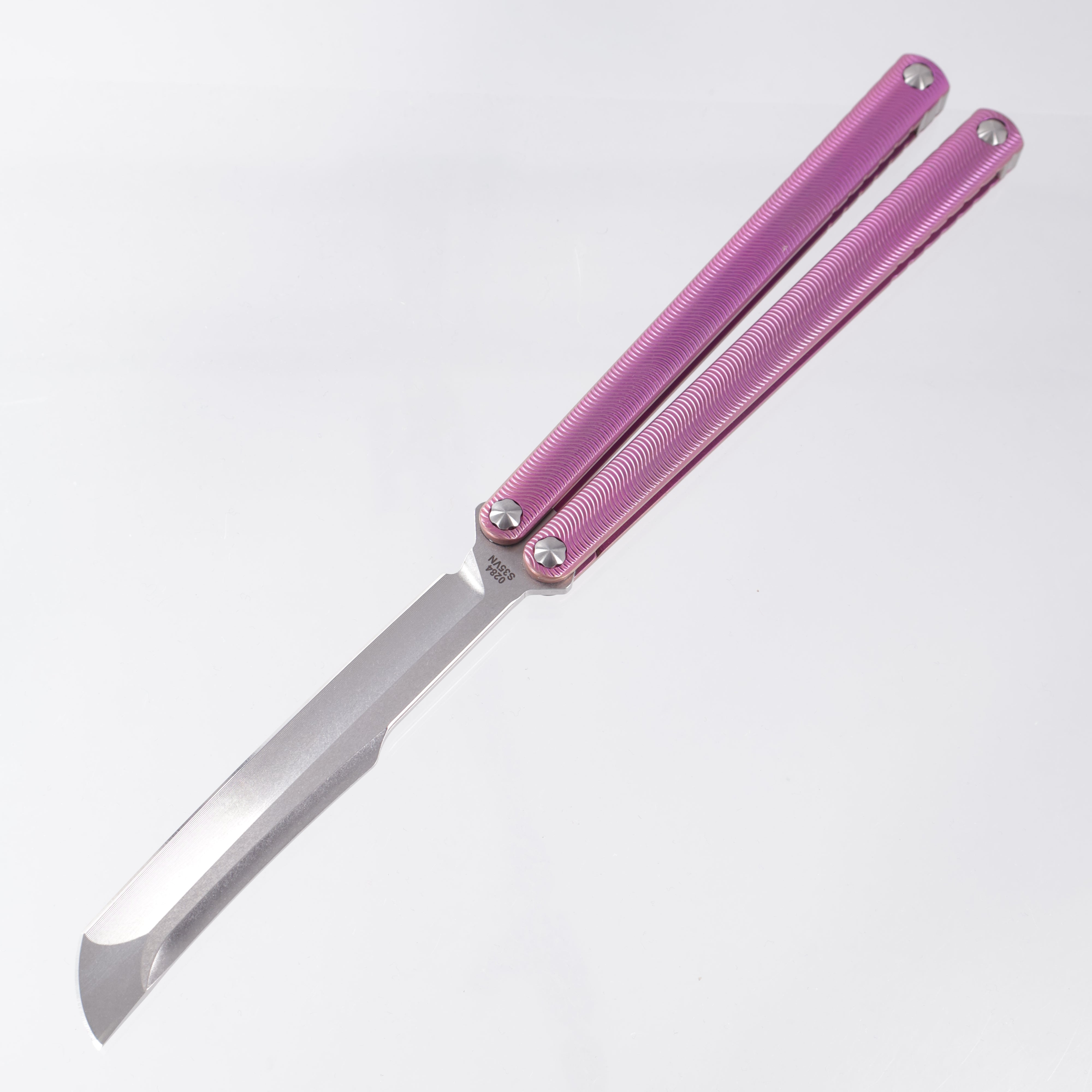 Machine Wise Tottori #284 - Pink Ano Titanium - Stonewash S35VN