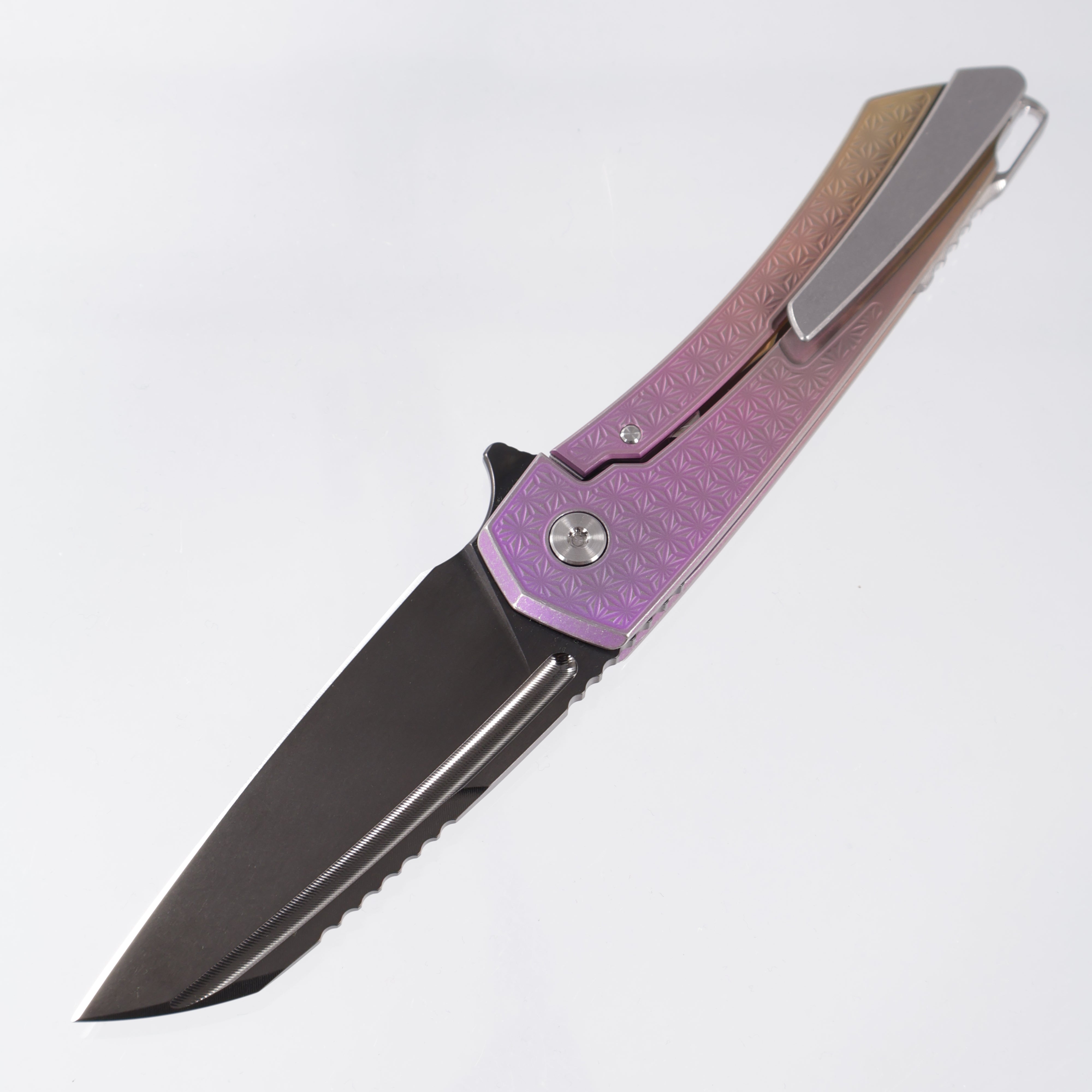 Machine Wise Mojave #1269 - Distressed Sunset Fade Ano Stars Texture Titanium - DLC S90V
